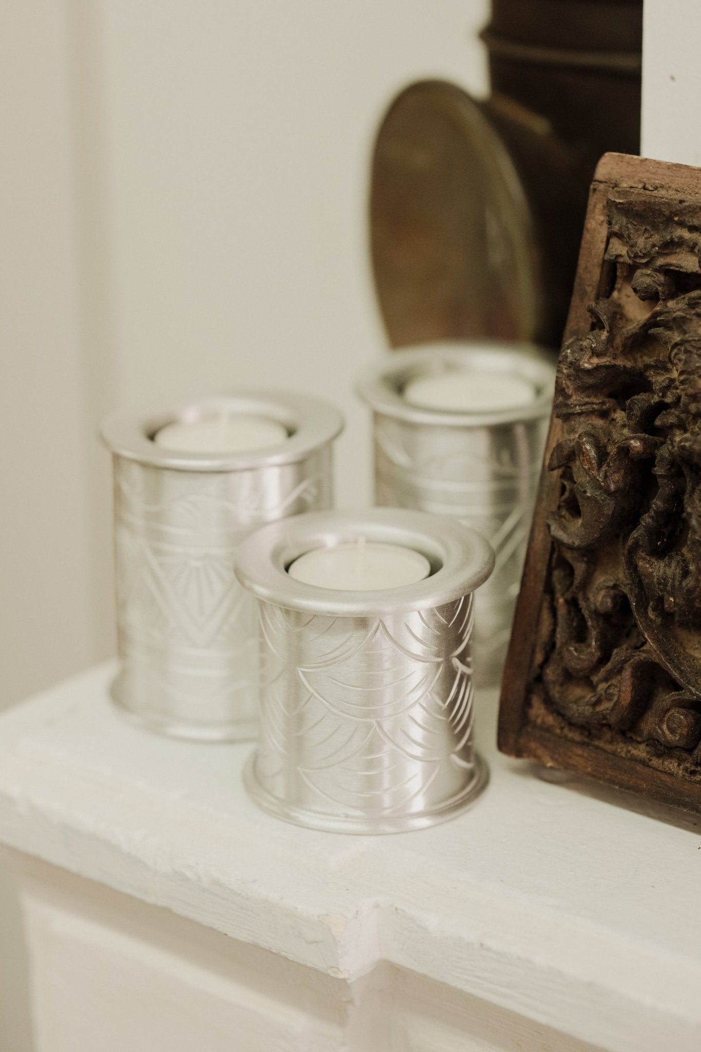 Bougeoir martelé Ankit - Curiosity Lab