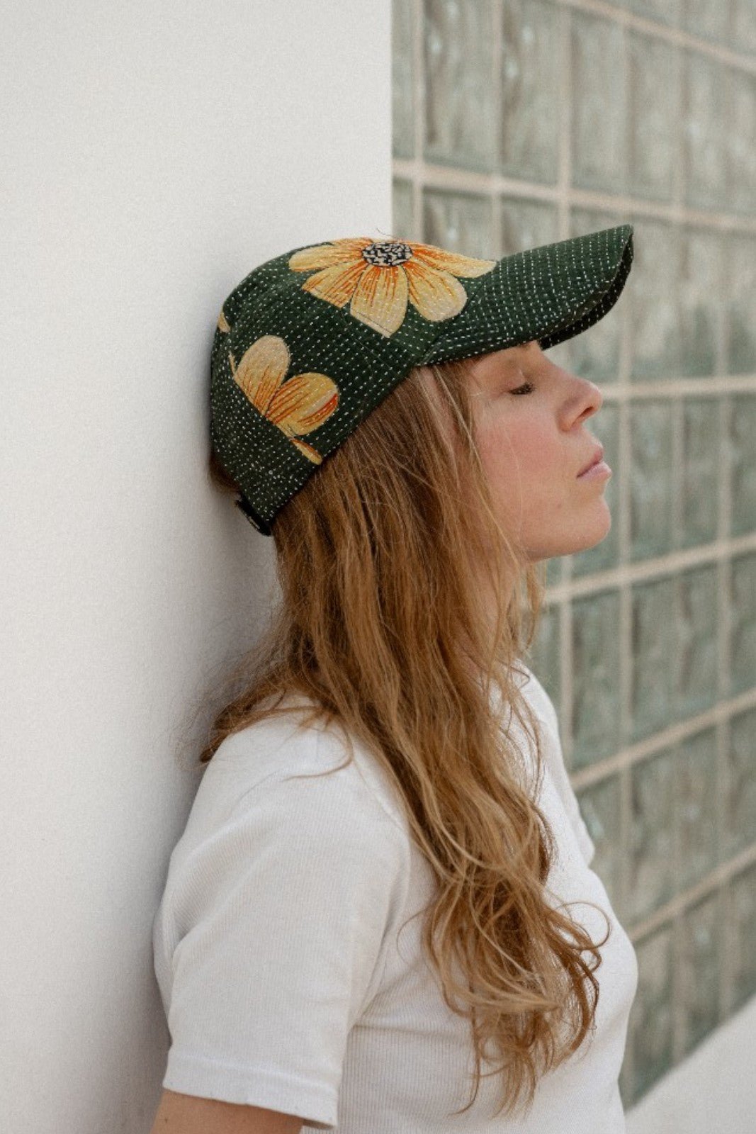 Casquette Kantha VERT FONCE