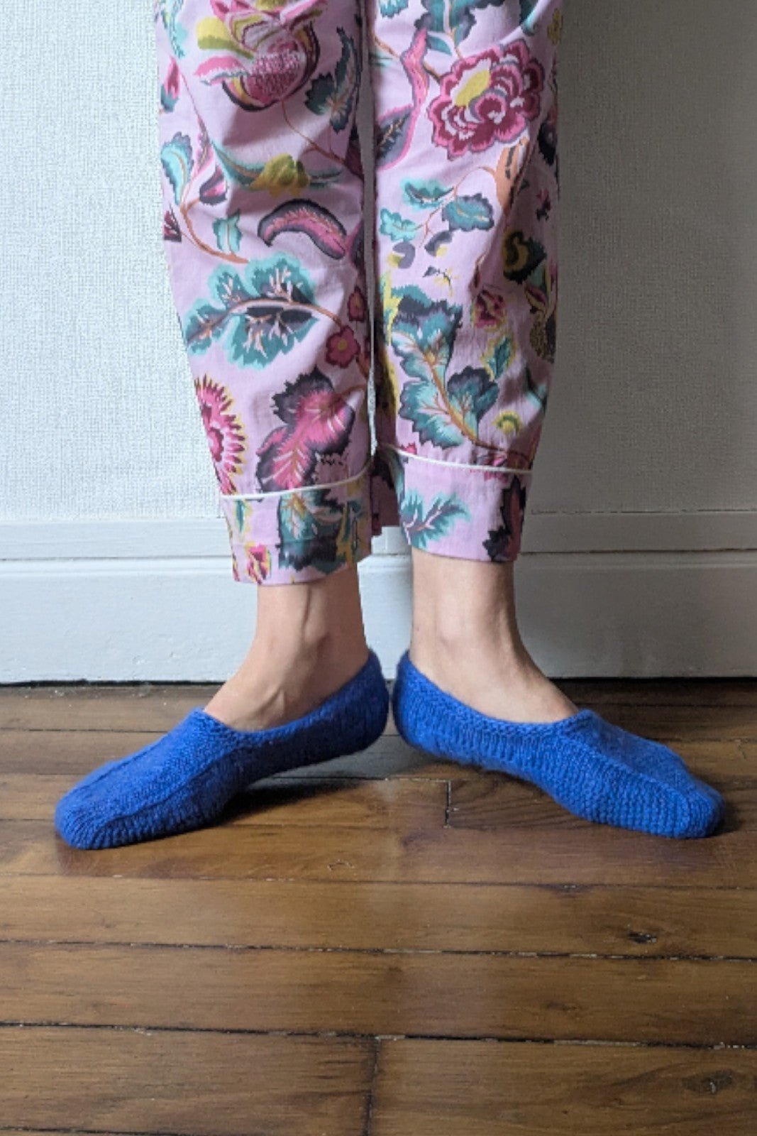 Chaussons Nimmu Pashmina BLEU