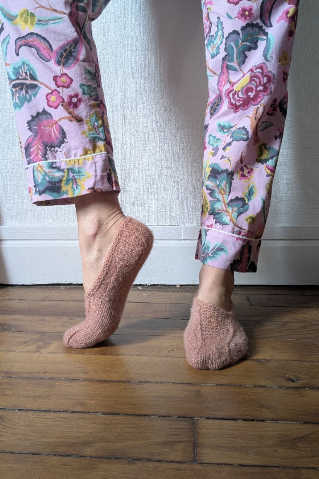 Chaussons Nimmu Pashmina ROSE