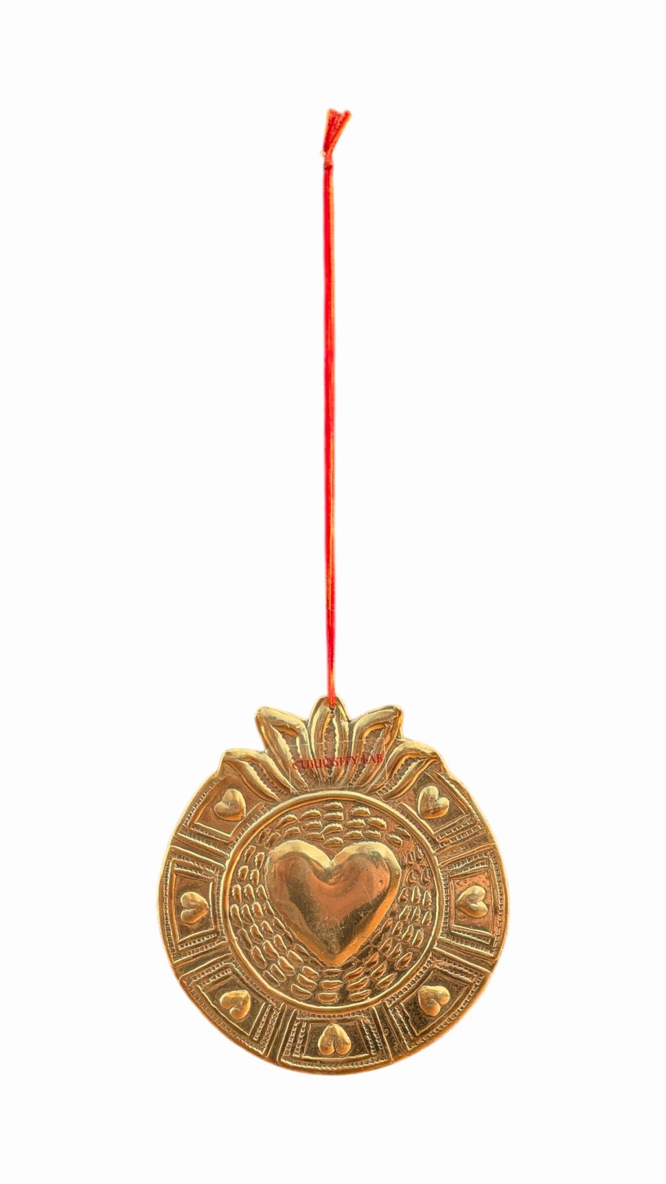 Décoration Pampille COEUR ROND GOLD