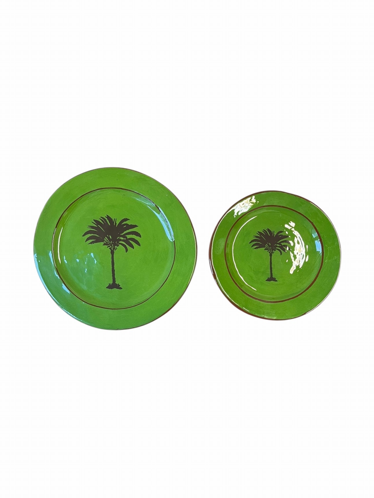 Assiette Cl x Nikko PALMIER VERT