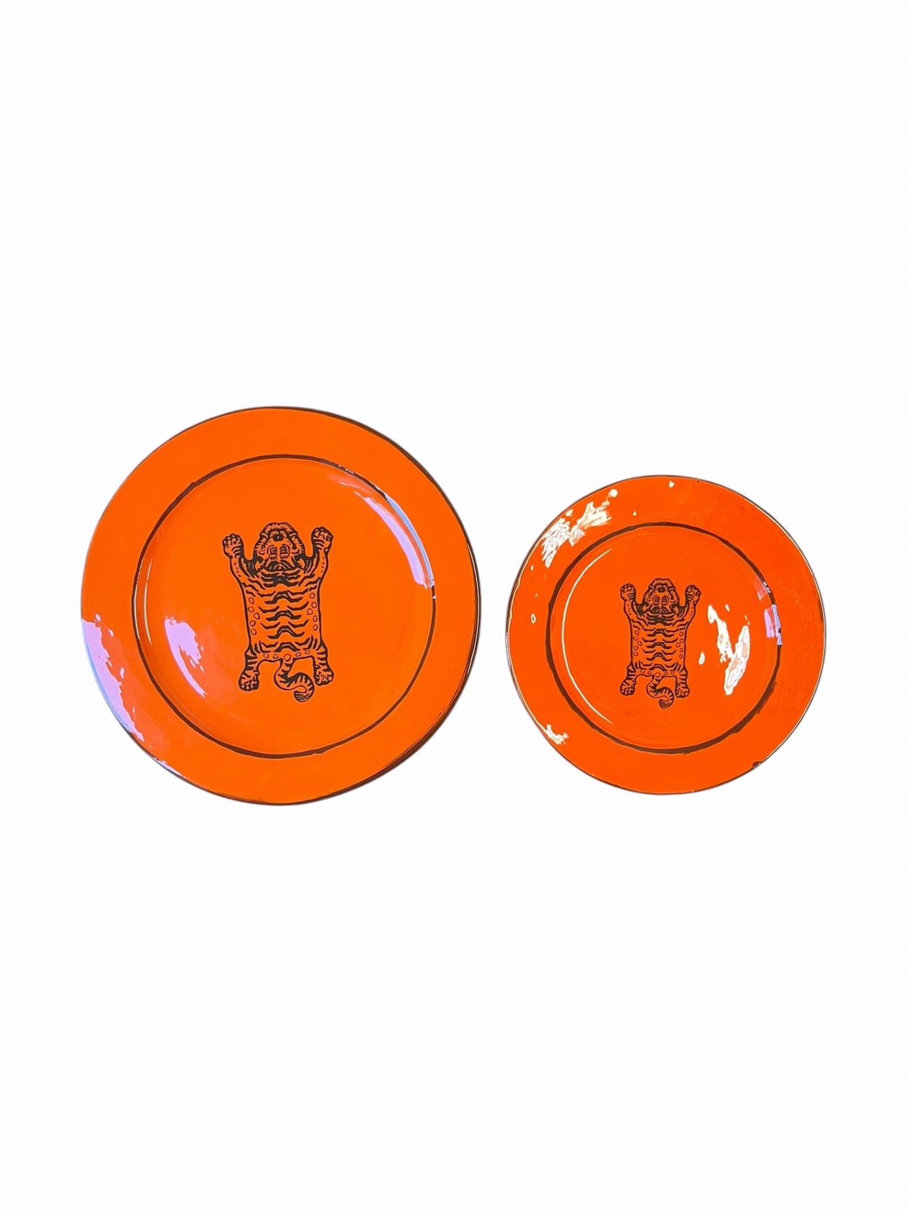 Assiette Cl x Nikko TIGRE ORANGE