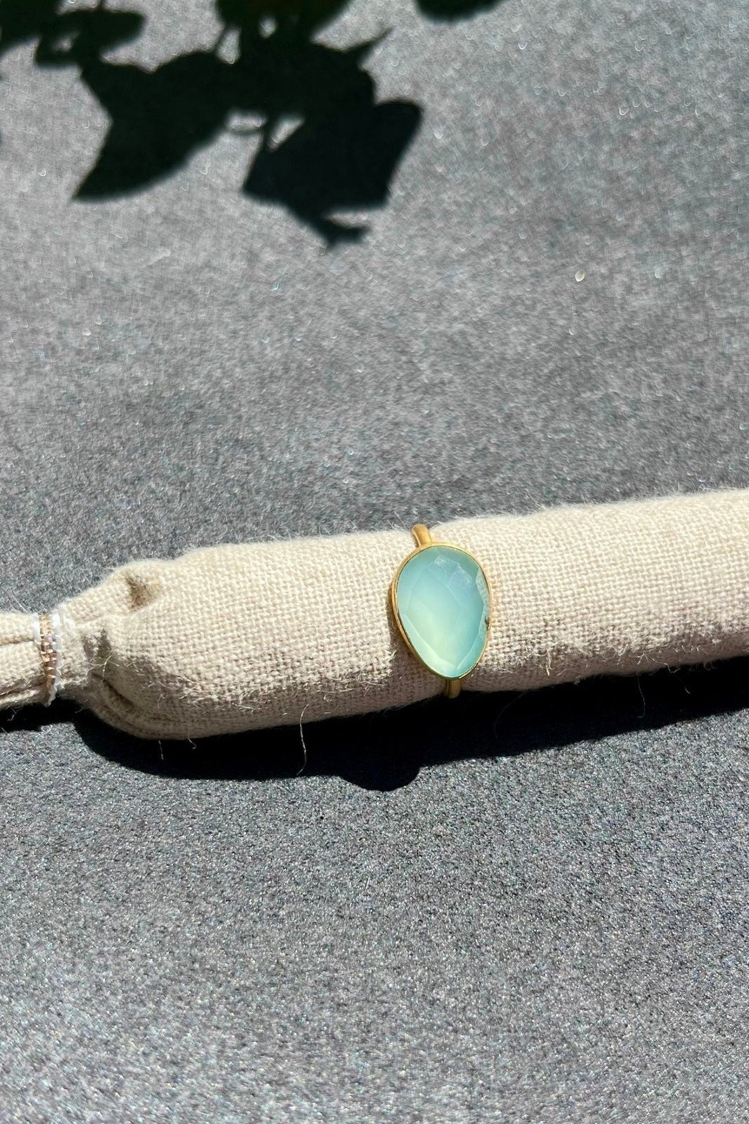 bague maamala argent plaque or