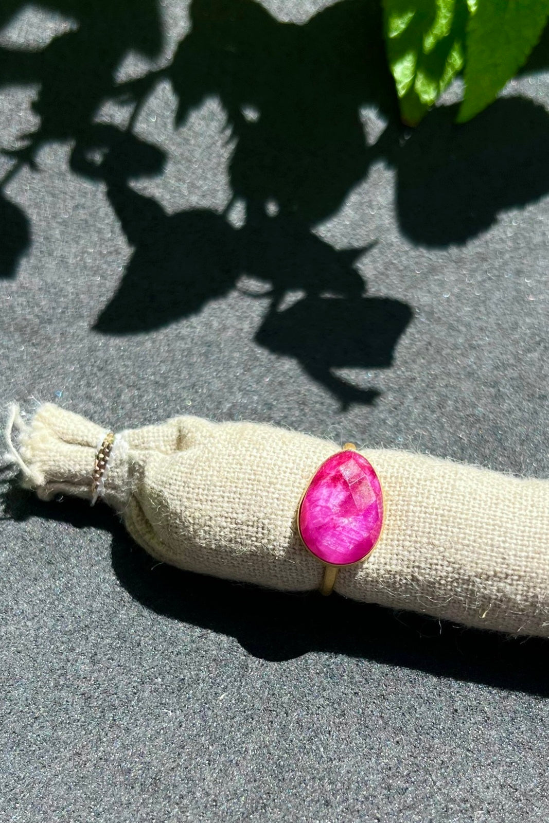 bague maamala argent plaque or