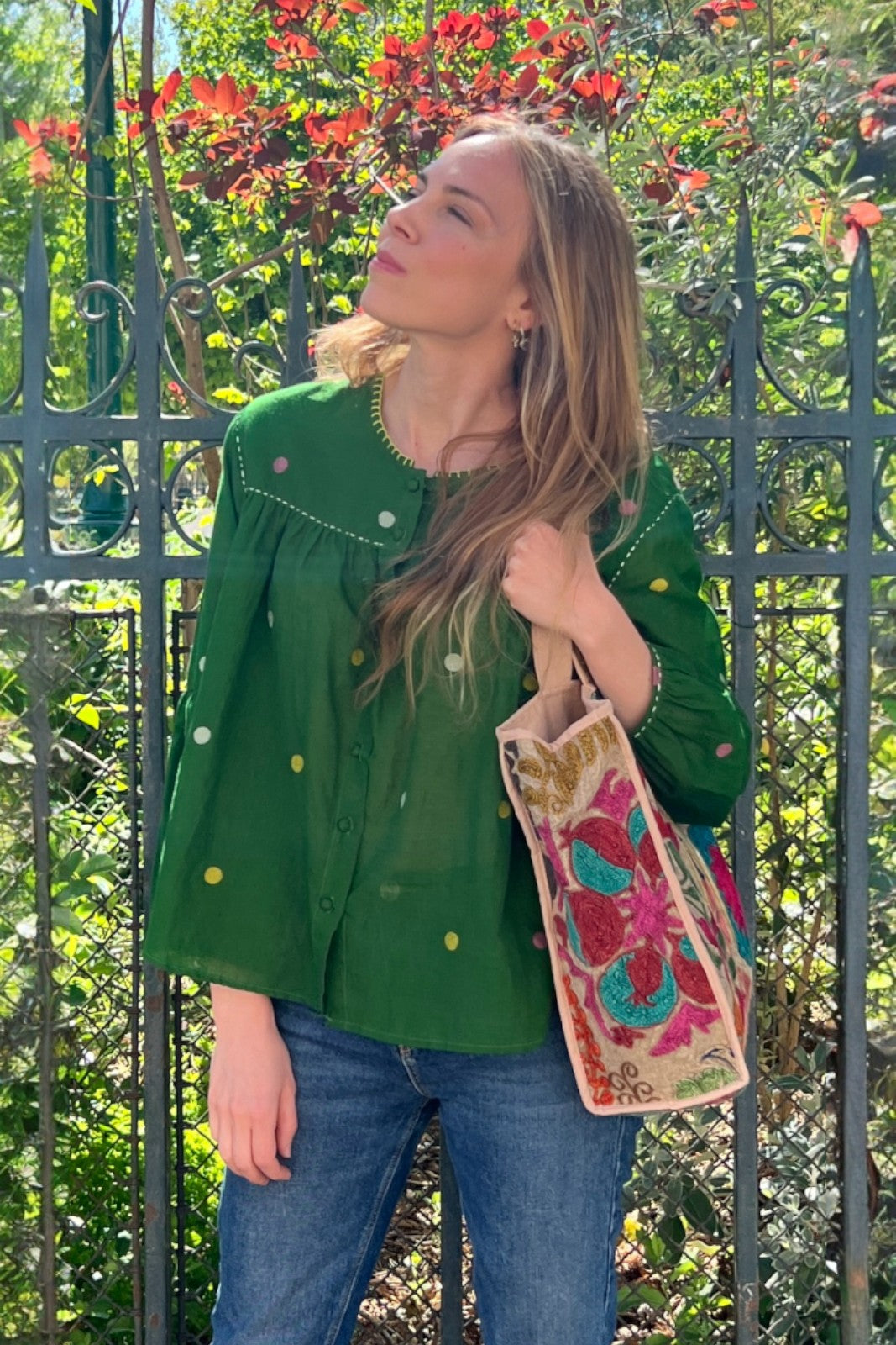 blouse natini coton jamdani