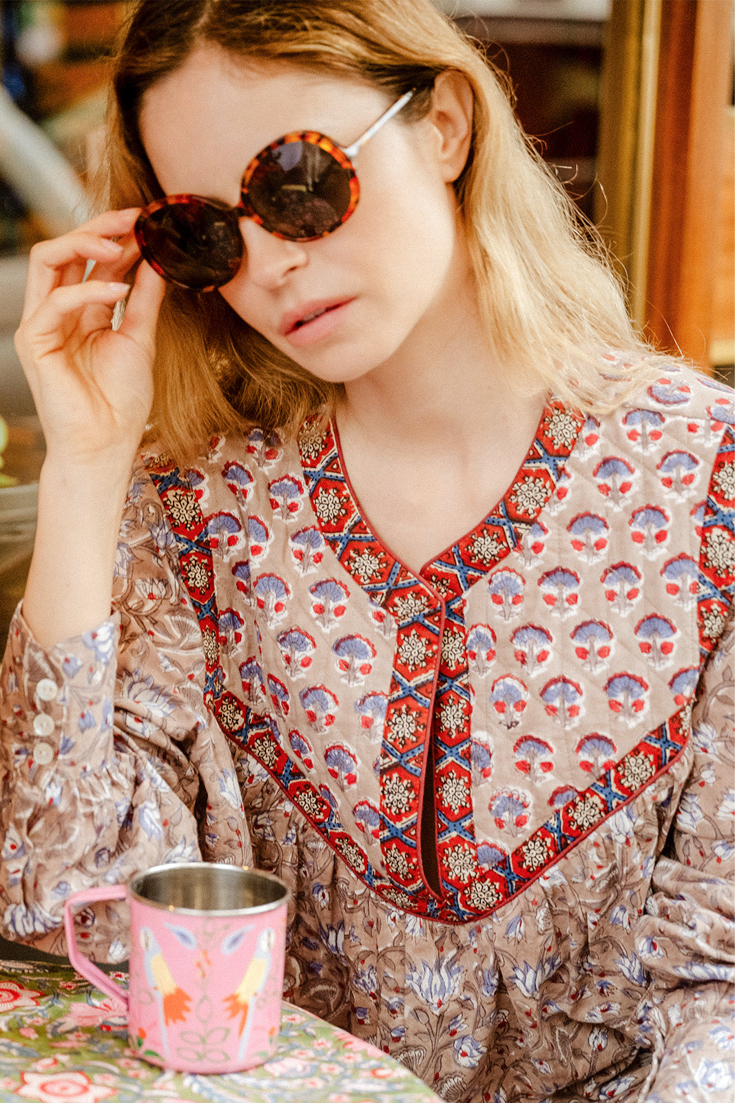 Blouse Yoke CREME