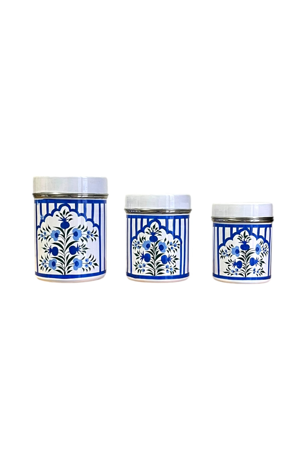 Boîte Gigogne Srinagar STRIPES BLEU