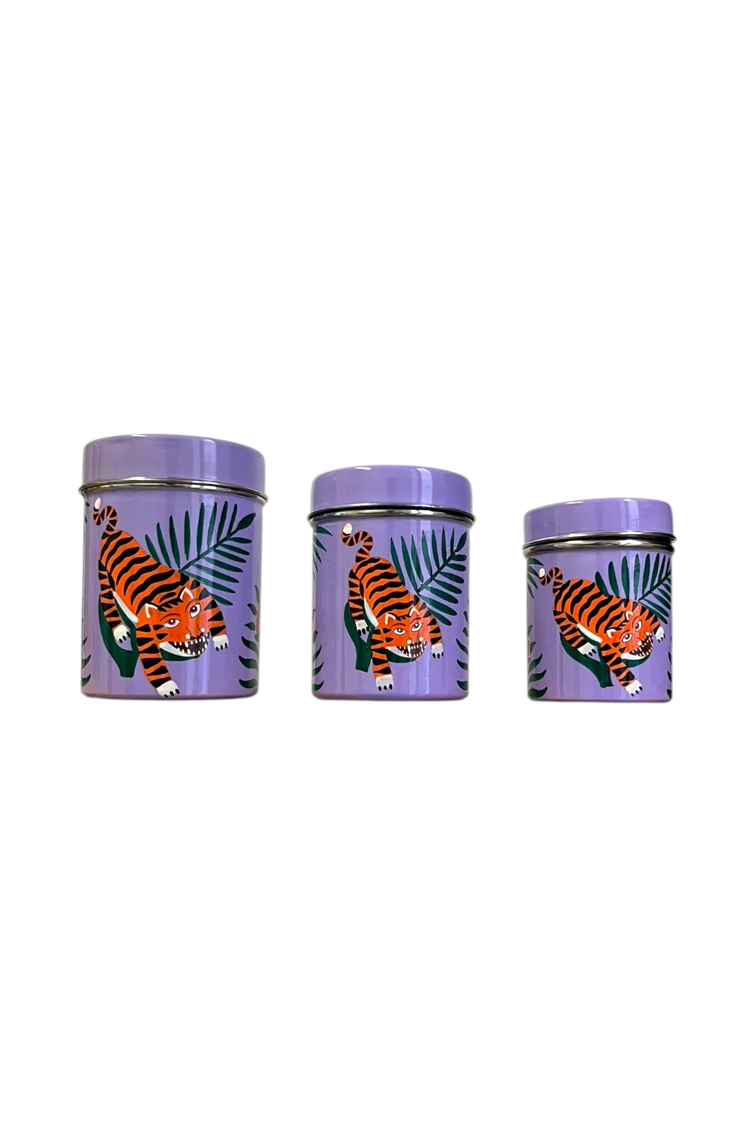 Boîte Gigogne Srinagar TIGRE MAUVE