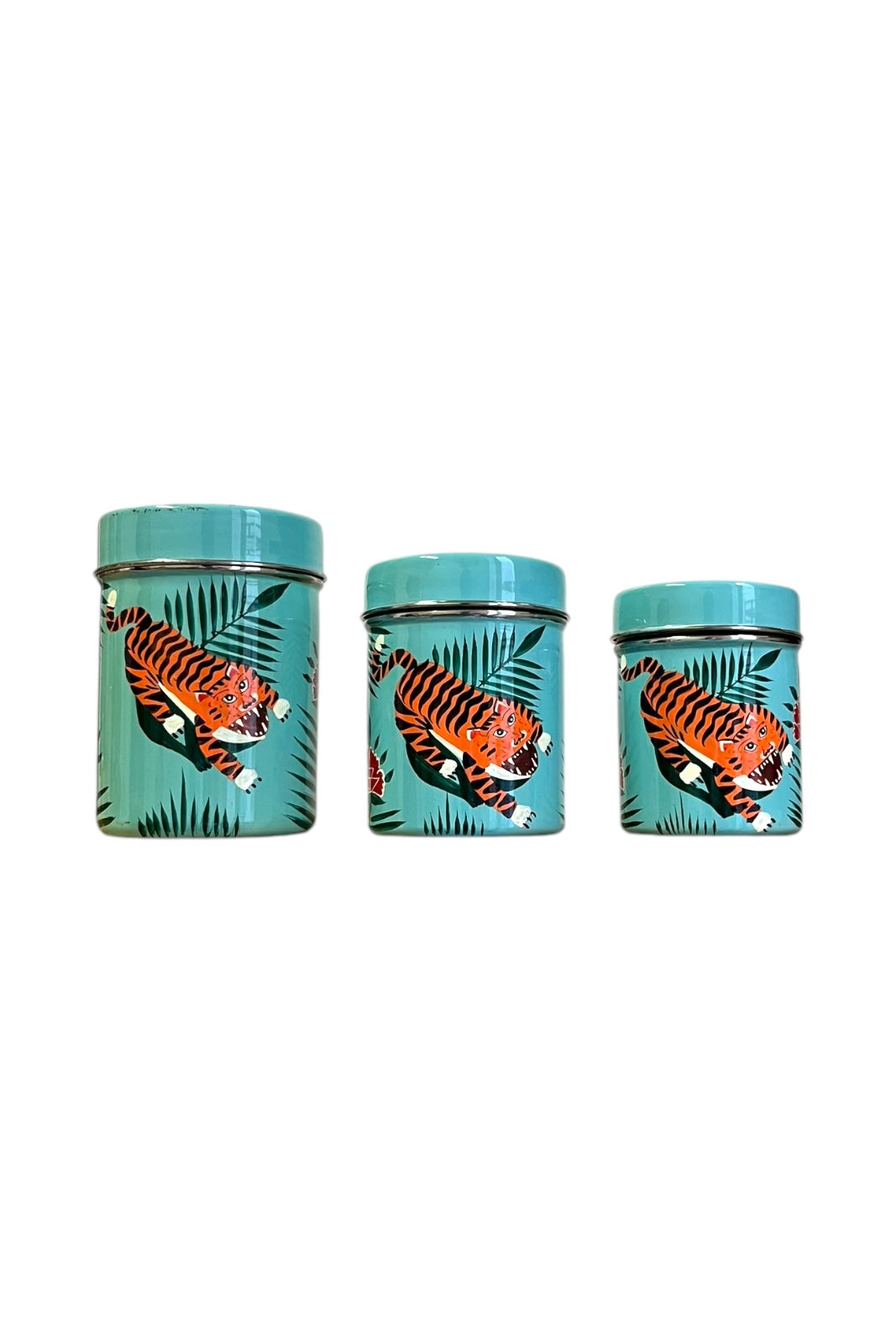 Boîte Gigogne Srinagar TIGRE TURQUOISE