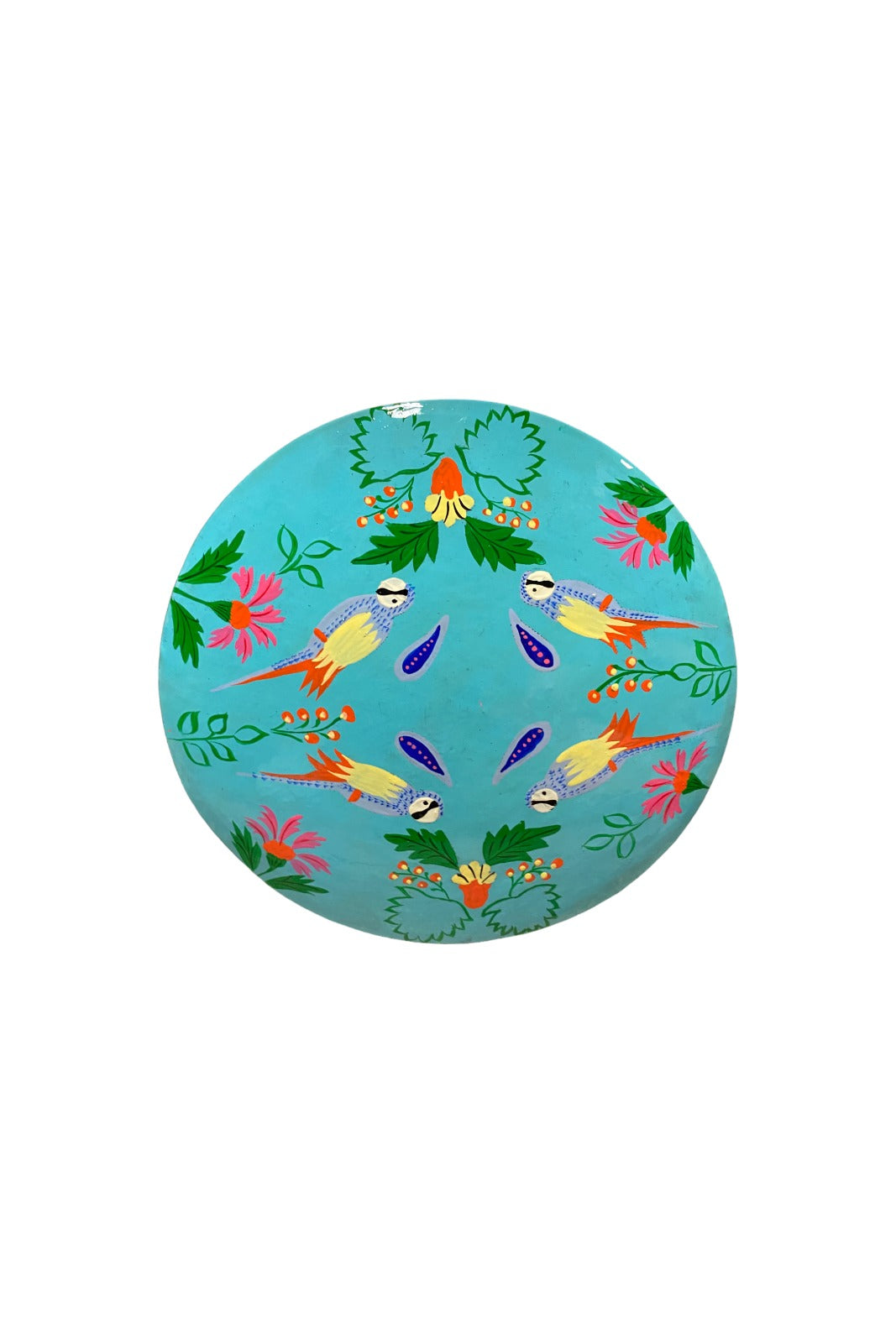 boite ronde srinagar papier mache