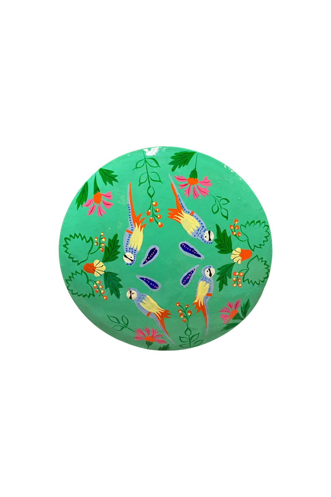 boite ronde srinagar papier mache