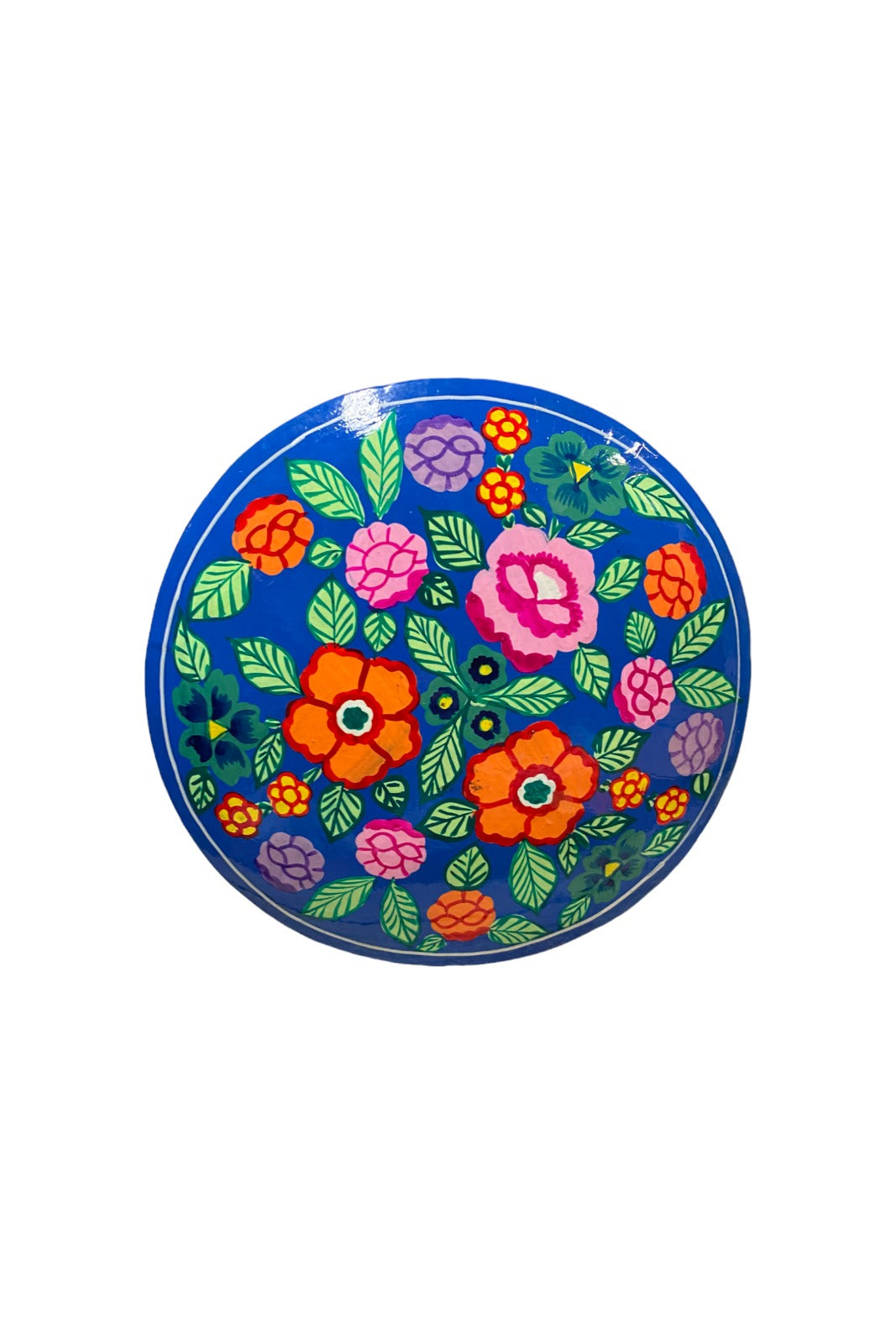 boite ronde srinagar papier mache