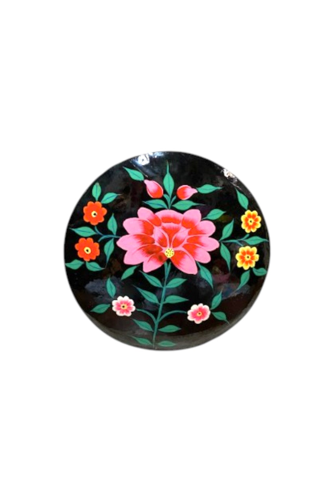 boite ronde srinagar papier mache