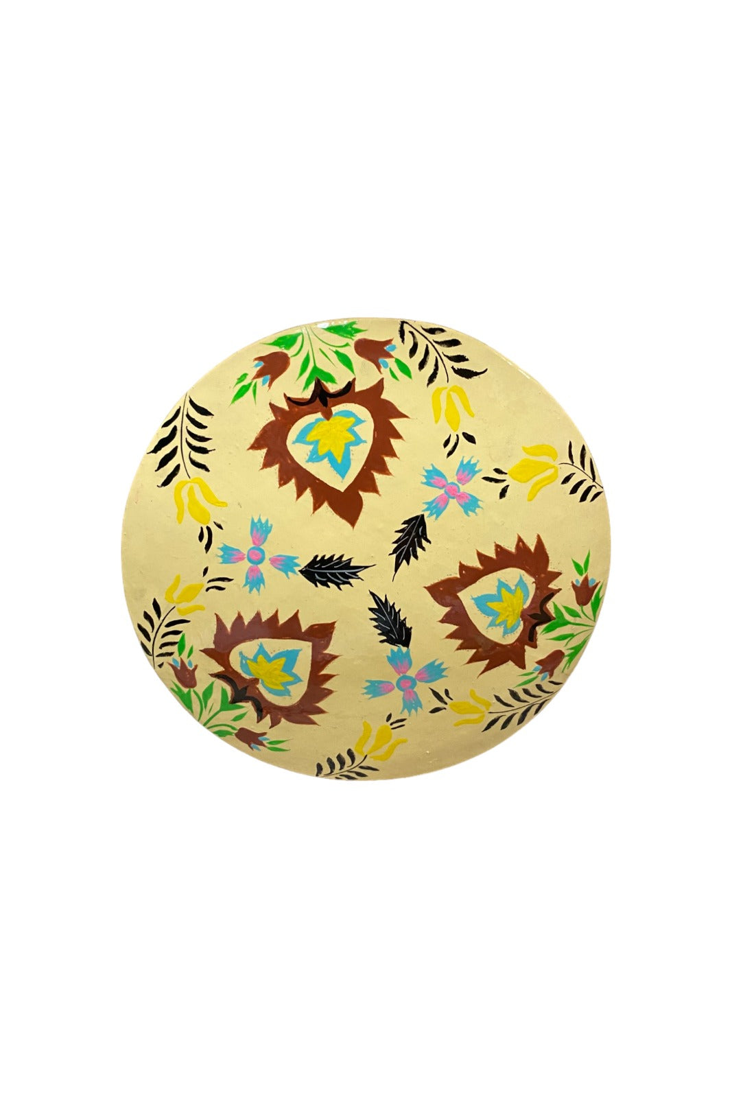 boite ronde srinagar papier mache