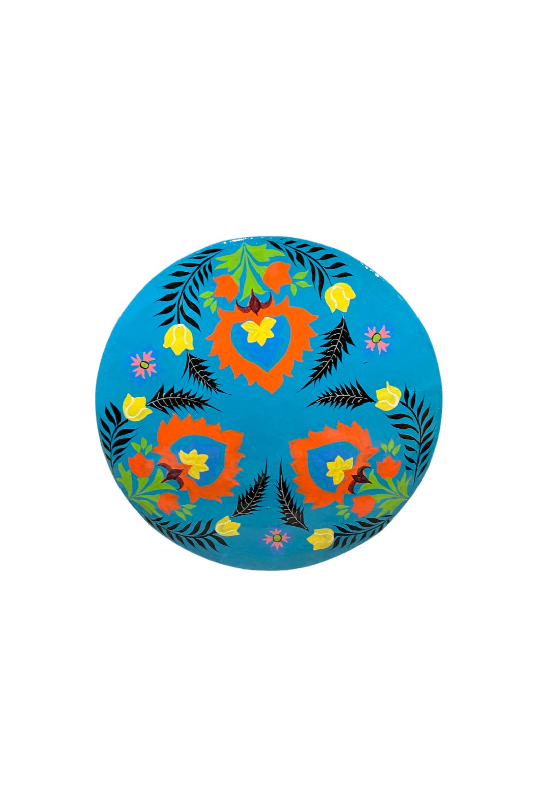 boite ronde srinagar papier mache