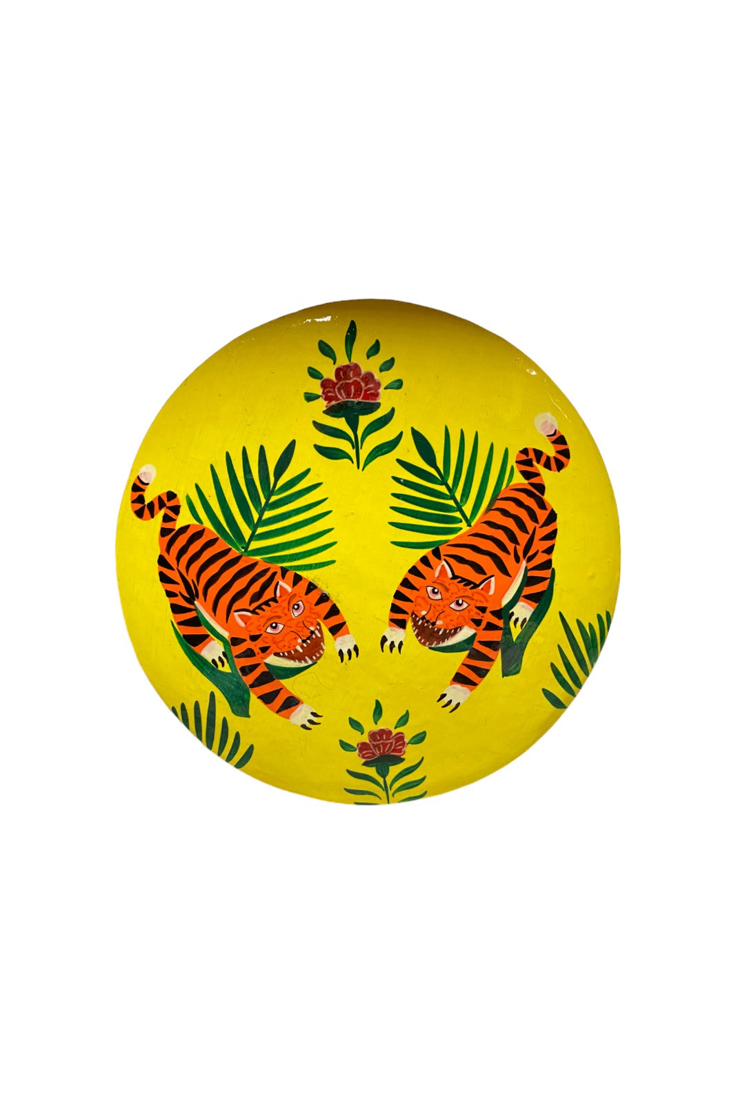 boite ronde srinagar papier mache