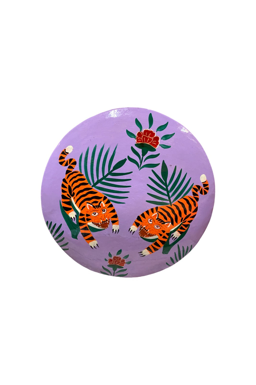 boite ronde srinagar papier mache