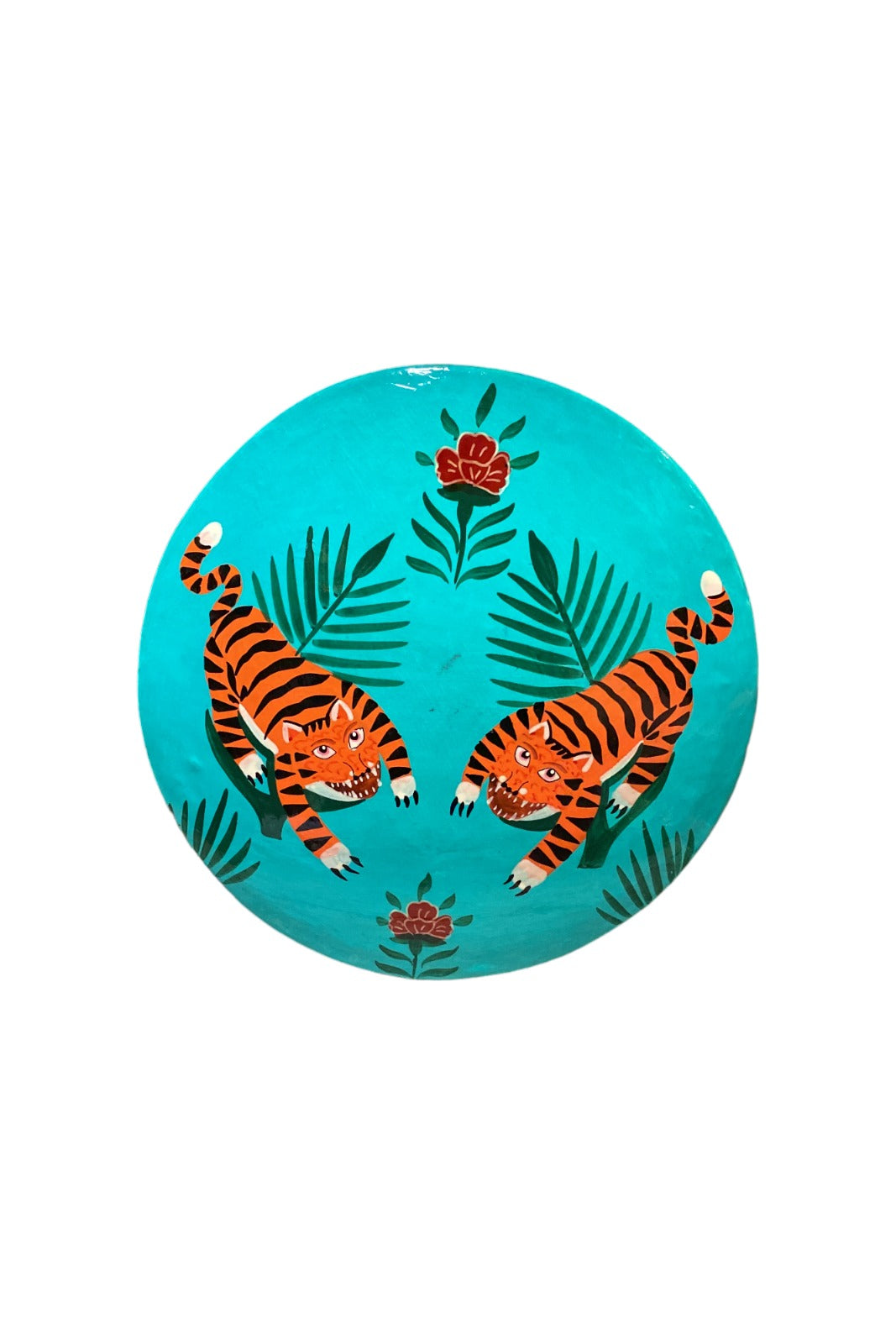 boite ronde srinagar papier mache