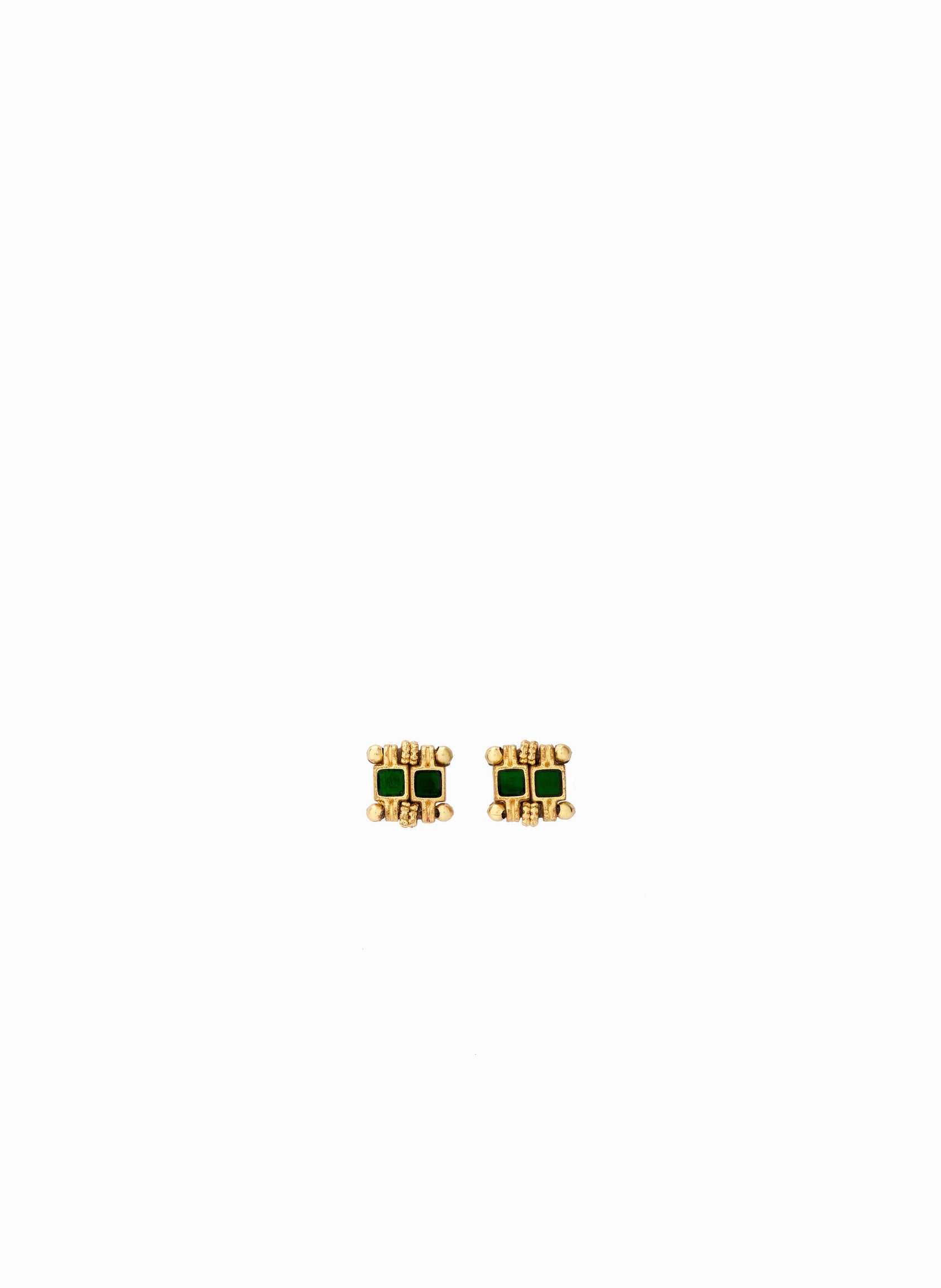 boucle d oreille duo laiton