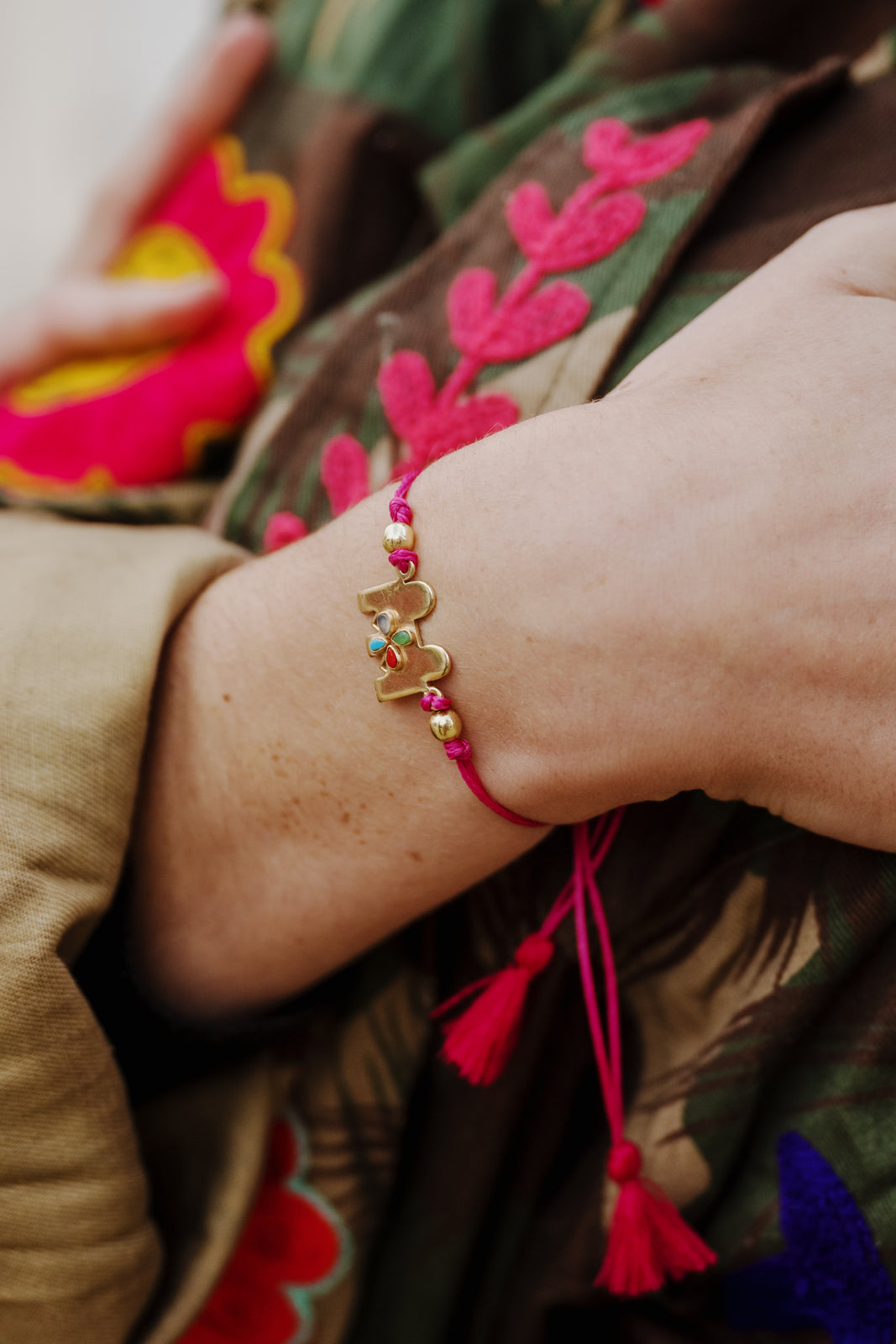 Bracelet Thali Charm ROSE