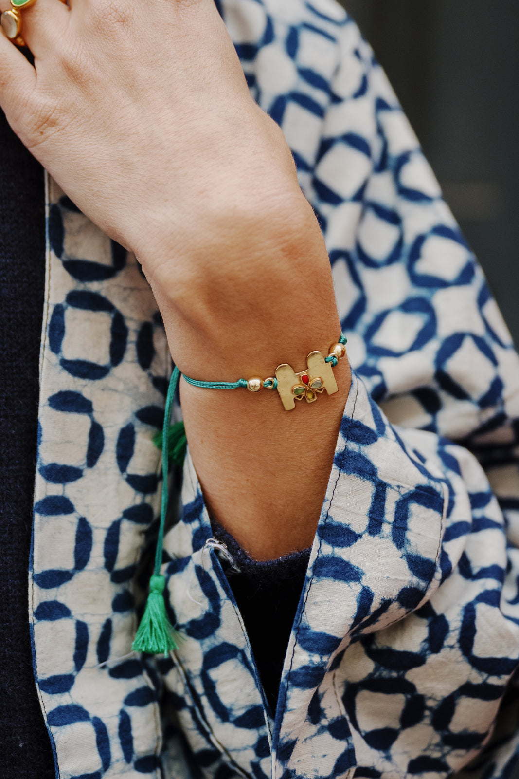 Bracelet Thali Charm VERT