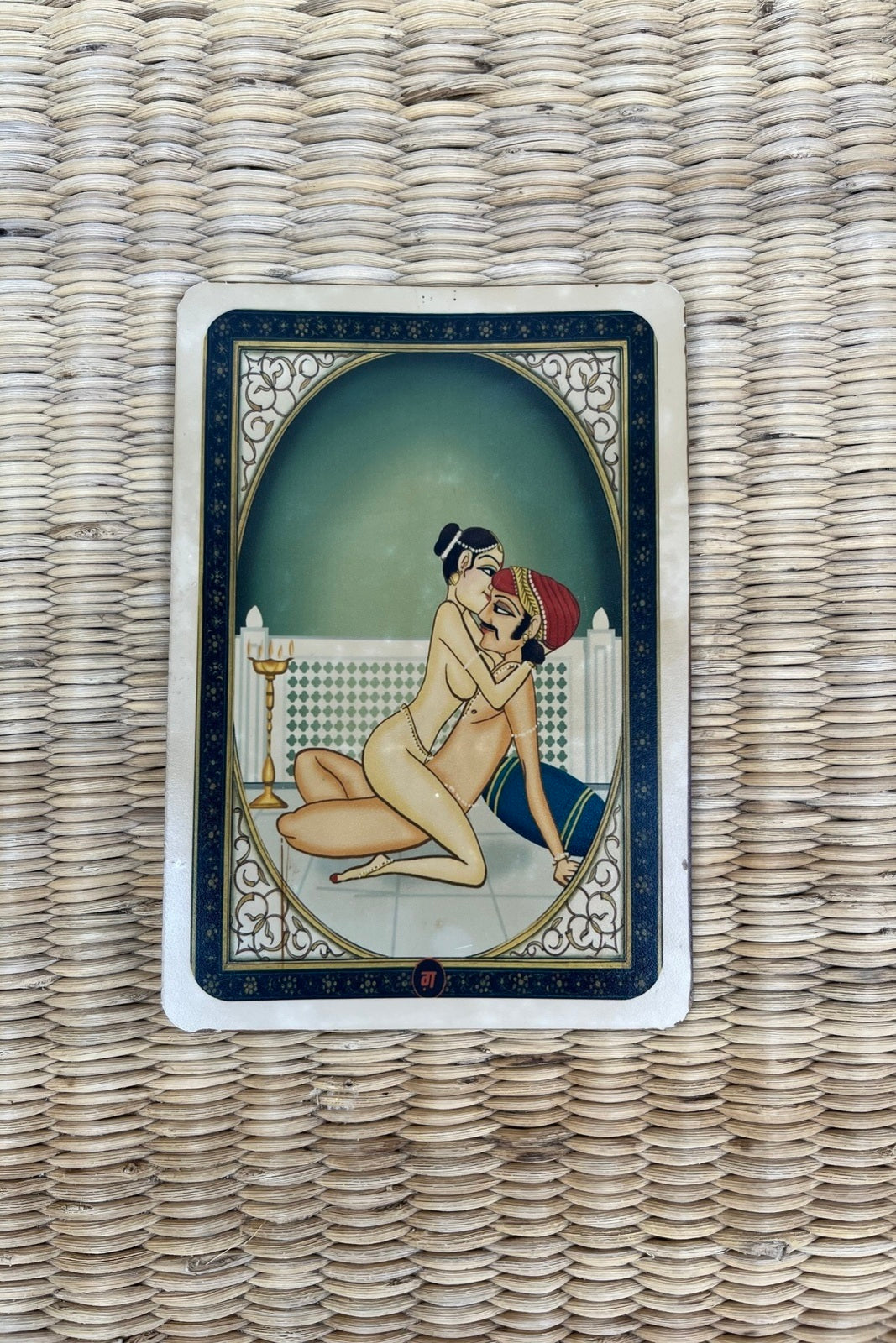 Carte postale Kamasutra LE CHEVAL A BASCULE