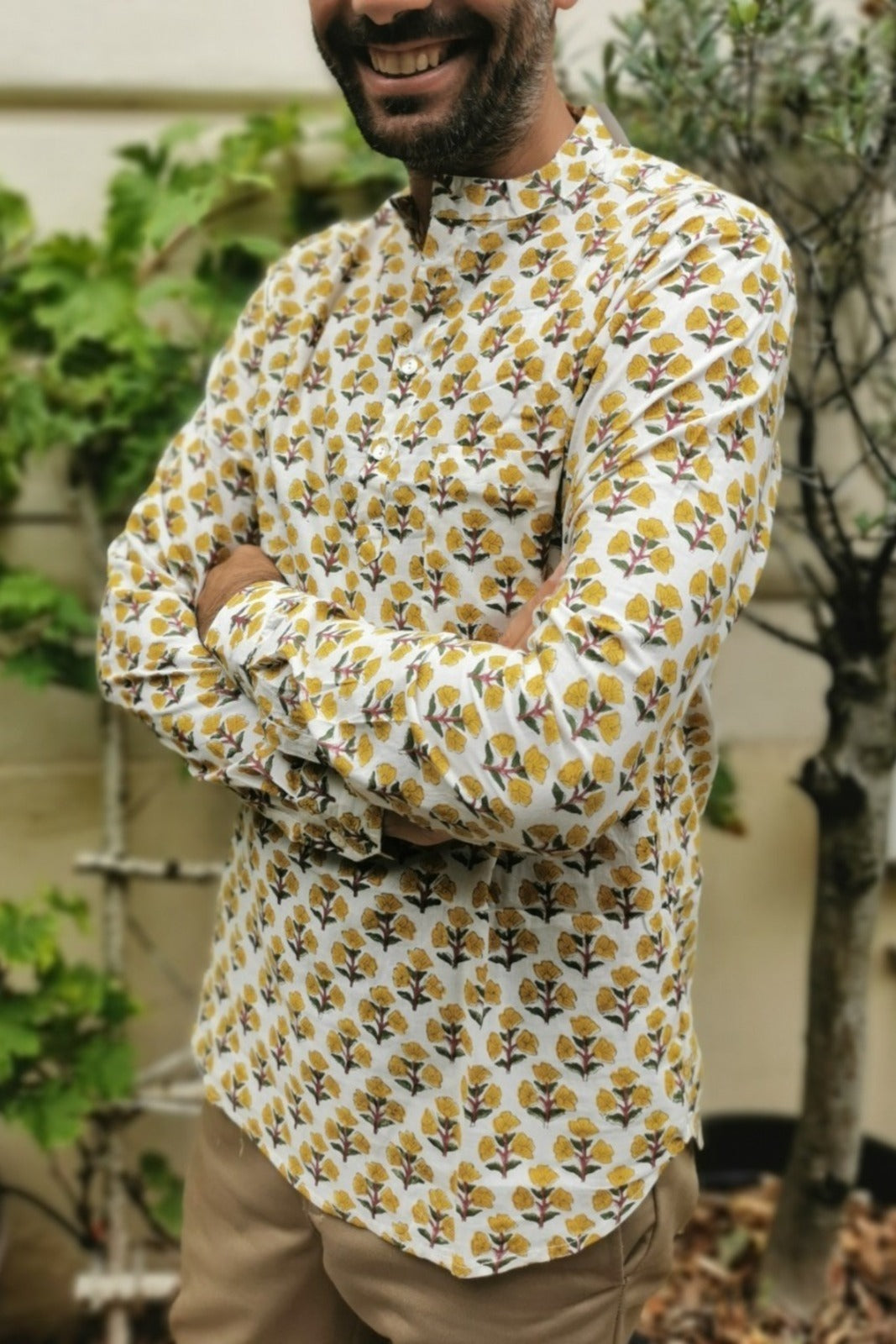 Chemise Homme Orccha POPPIES MOUTARDE