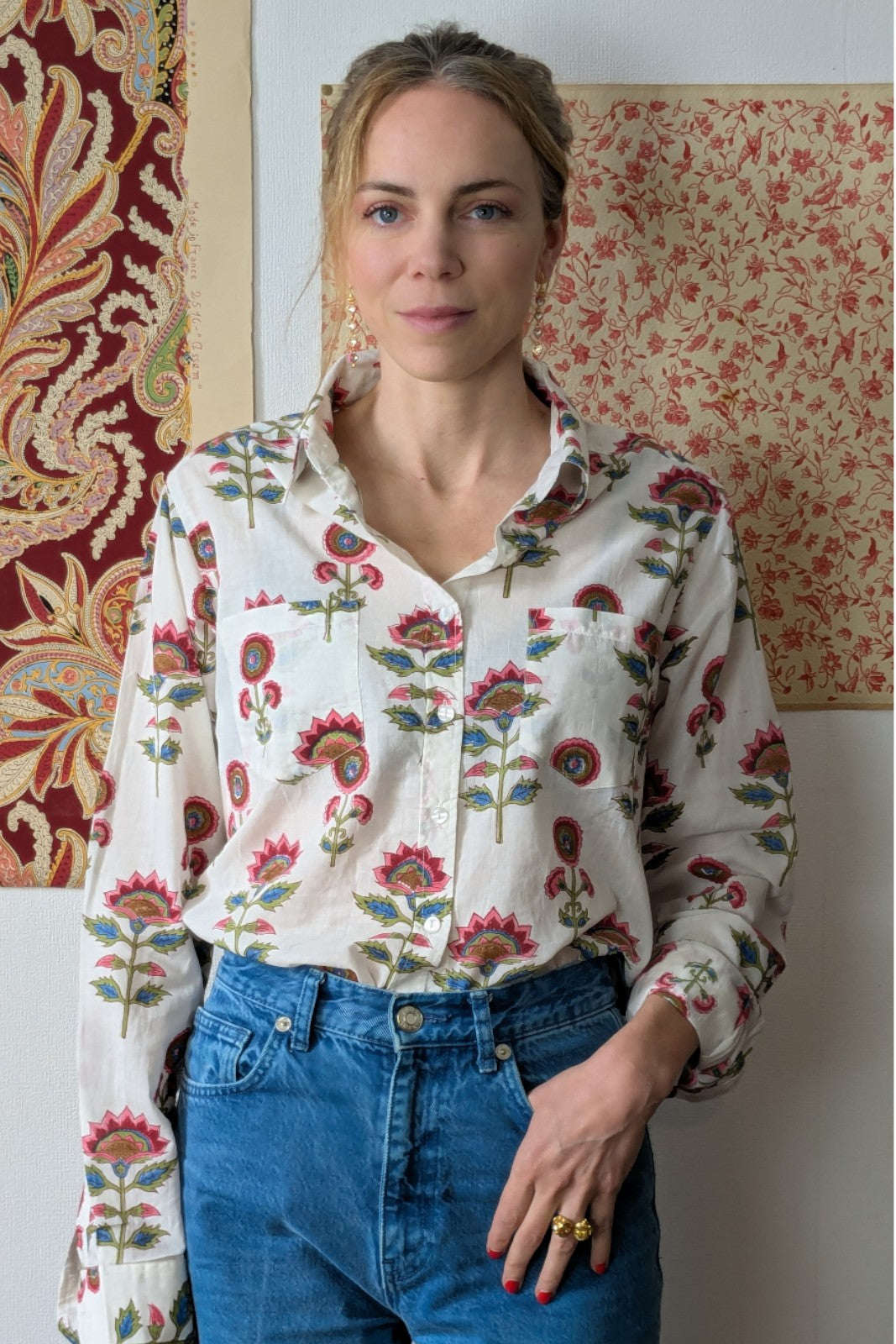 chemise maheswar coton indien