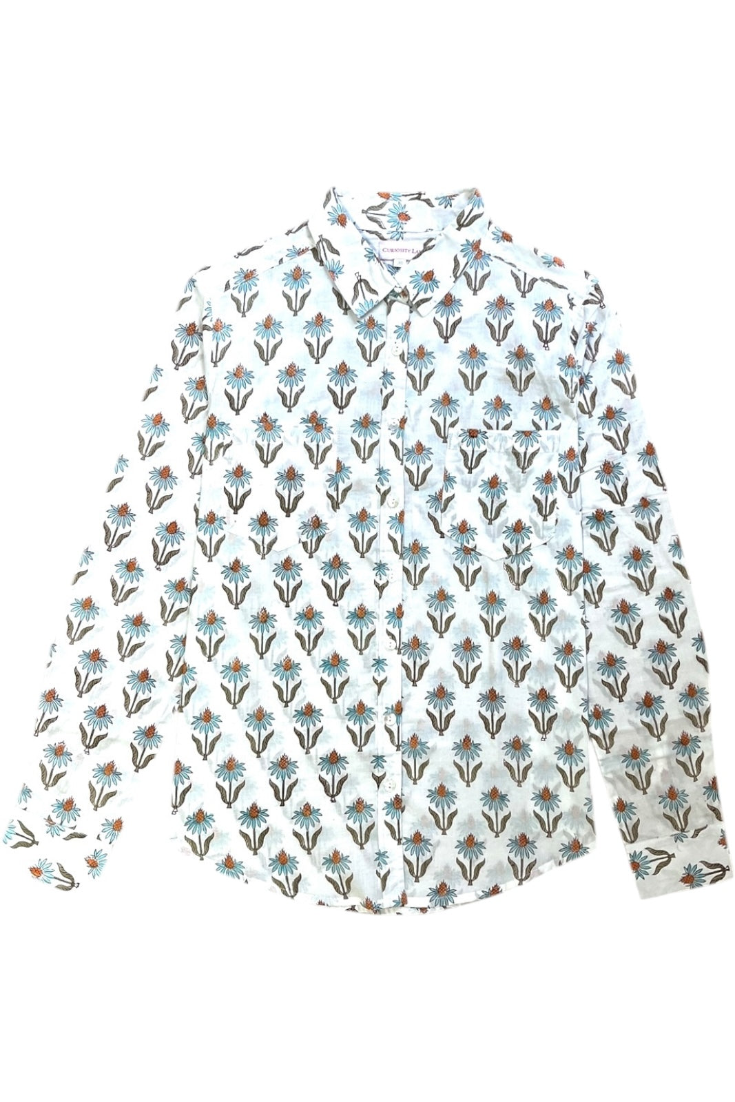 Chemise Maheswar MARGUERITE BLEU