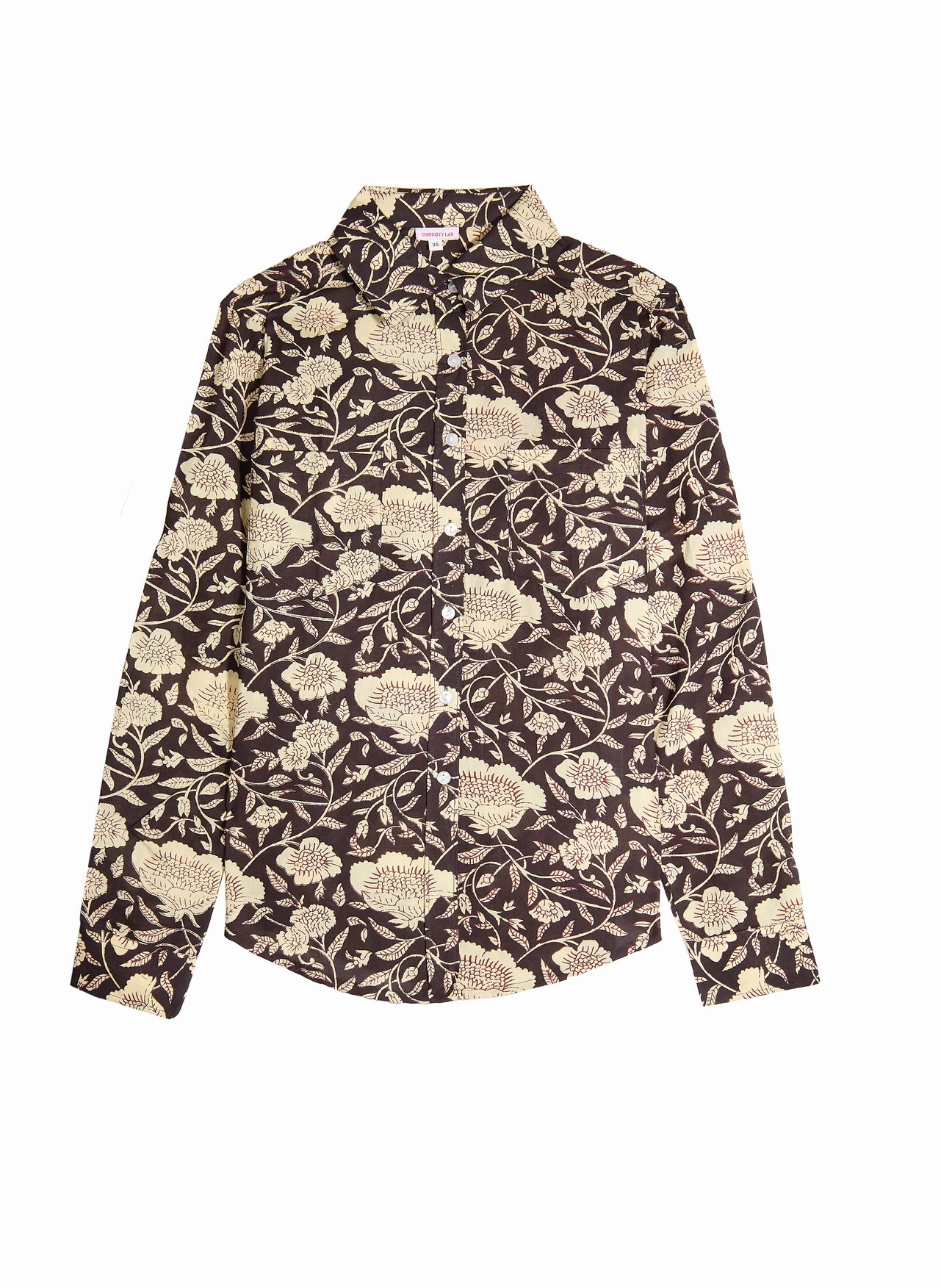 Chemise Maheswar PIVOINE CARBONE