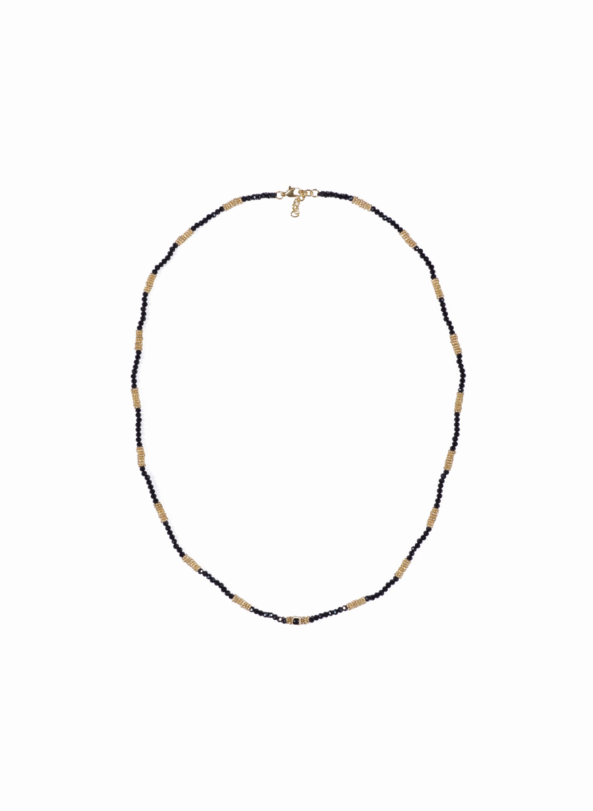 collier diya laiton et fil de coton