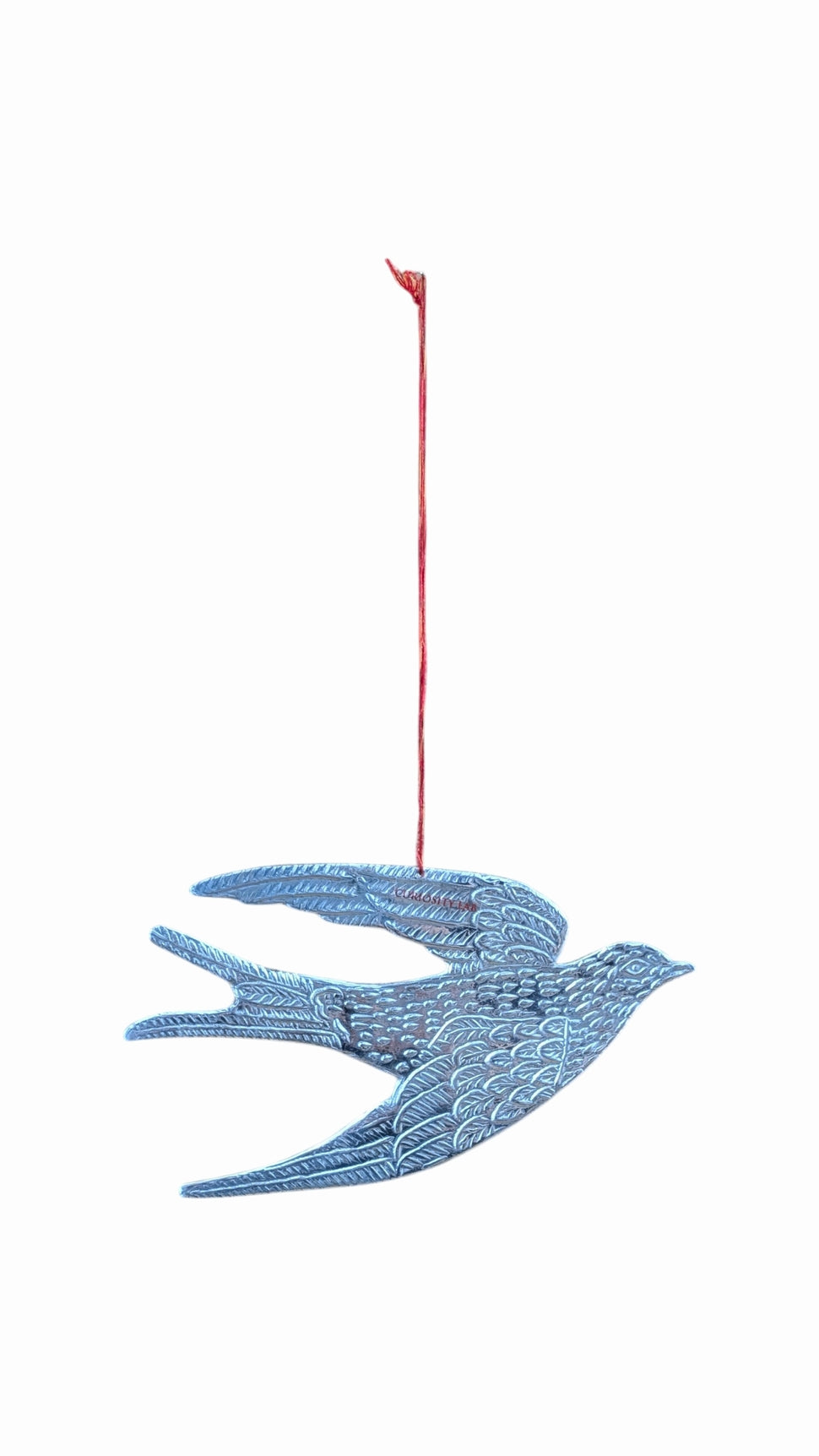 Décoration Pampille BIRD SILVER