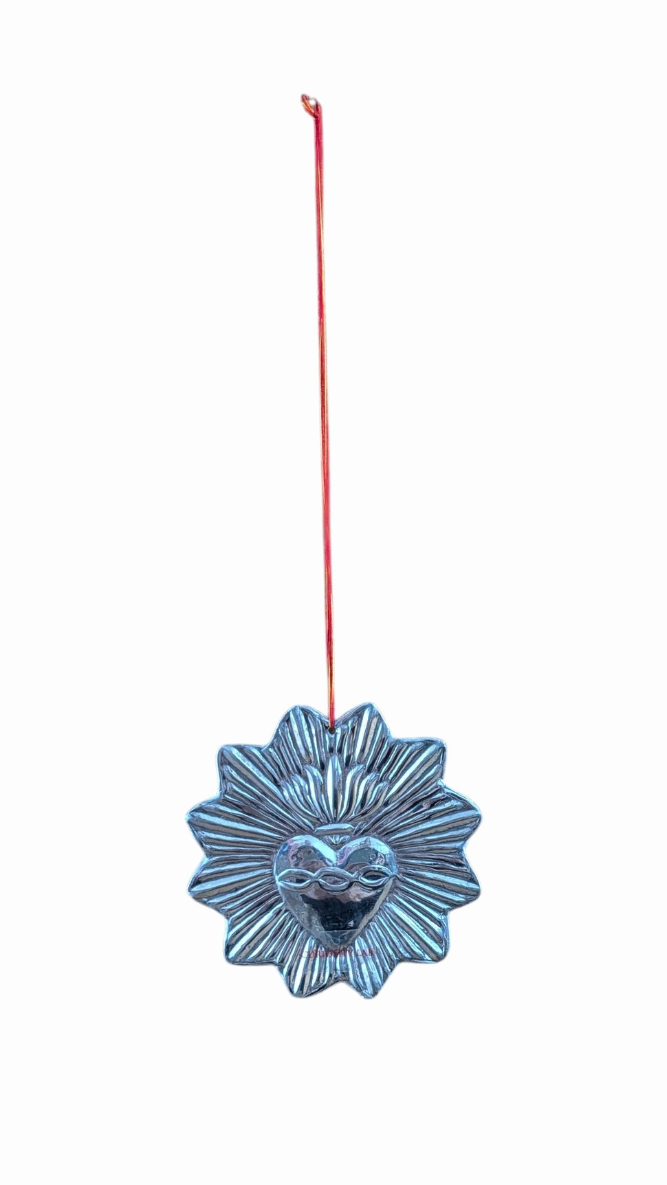Décoration Pampille COEUR ETOILE SILVER