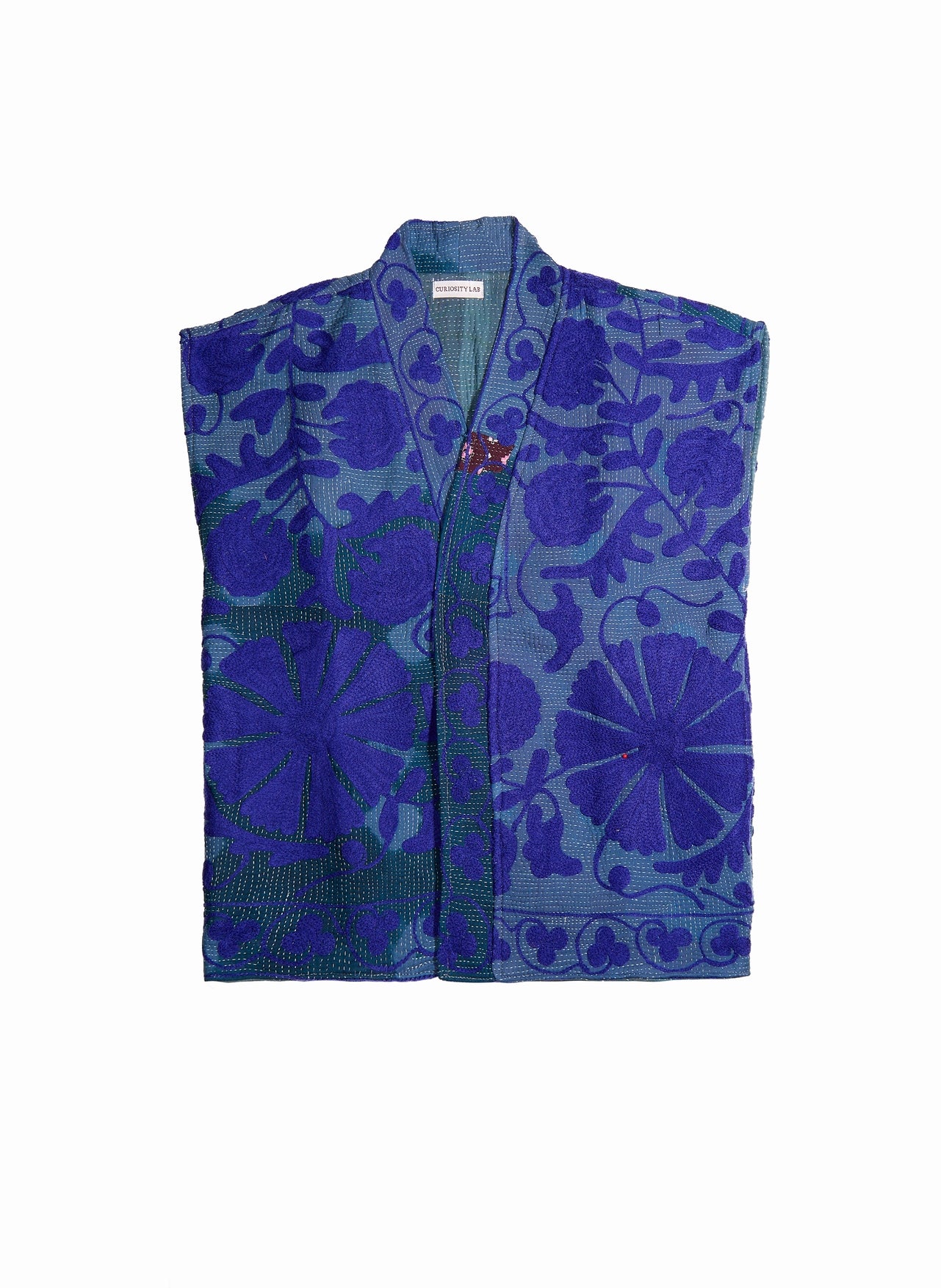 Gilet Kantha Brodé