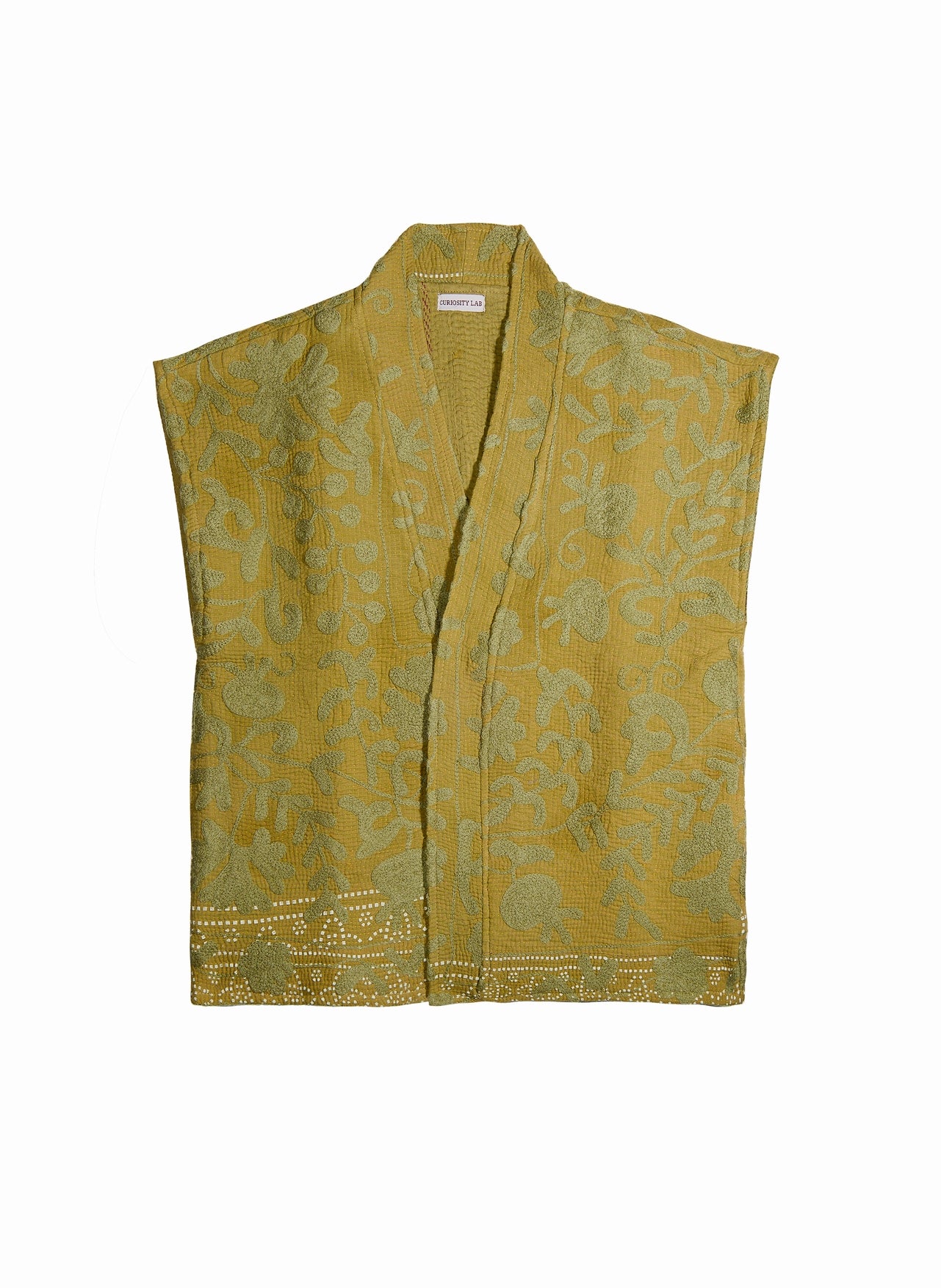 Gilet Kantha Brodé