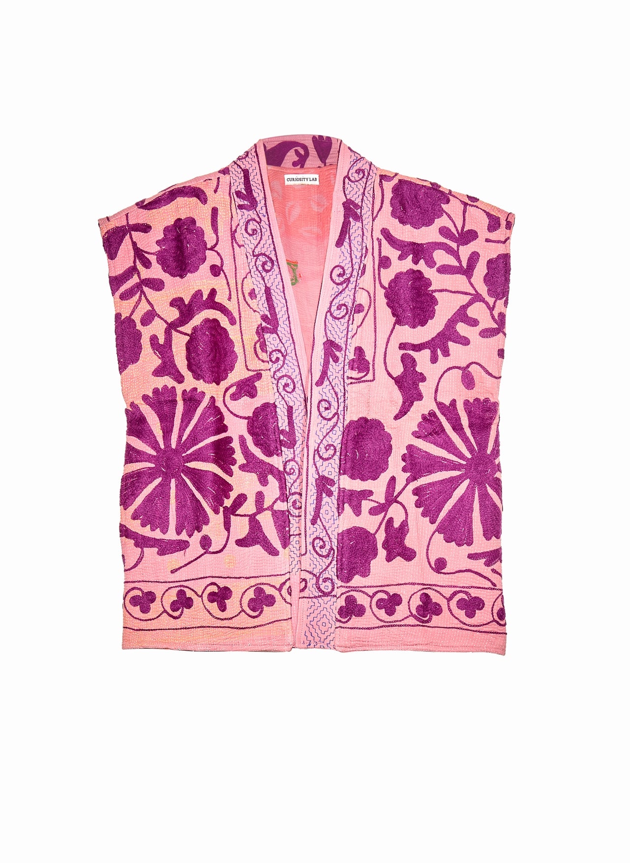 gilet kantha brode kantha