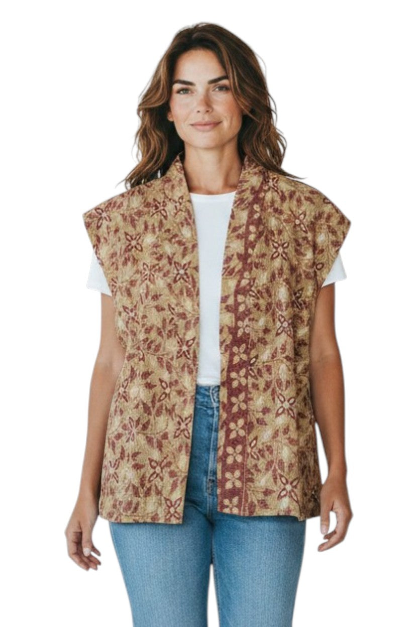 Gilet Daada Kantha ETHNIQUE