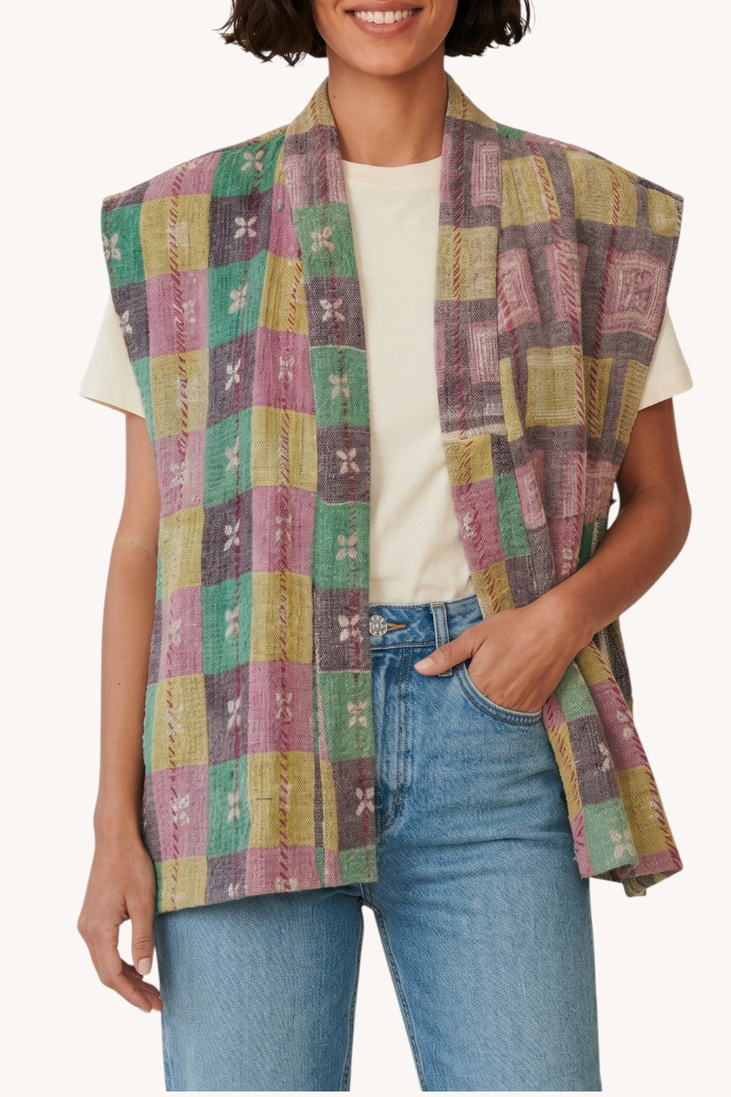 Gilet Daada Kantha