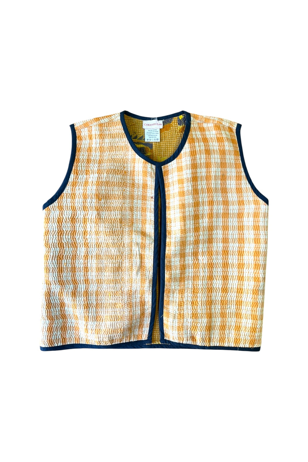 gilet reversible calcutta kantha