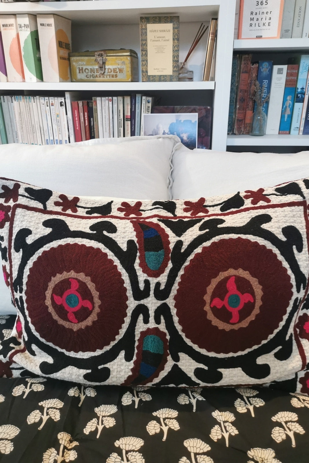 housse de coussin brode suzani suzani