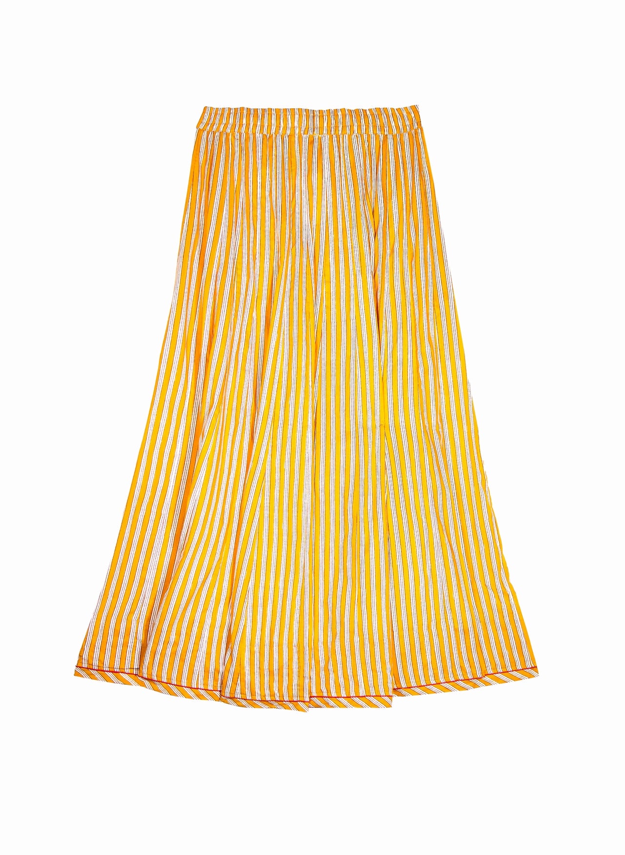 Jupe Longue Lengha STRIPES MOUTARDE