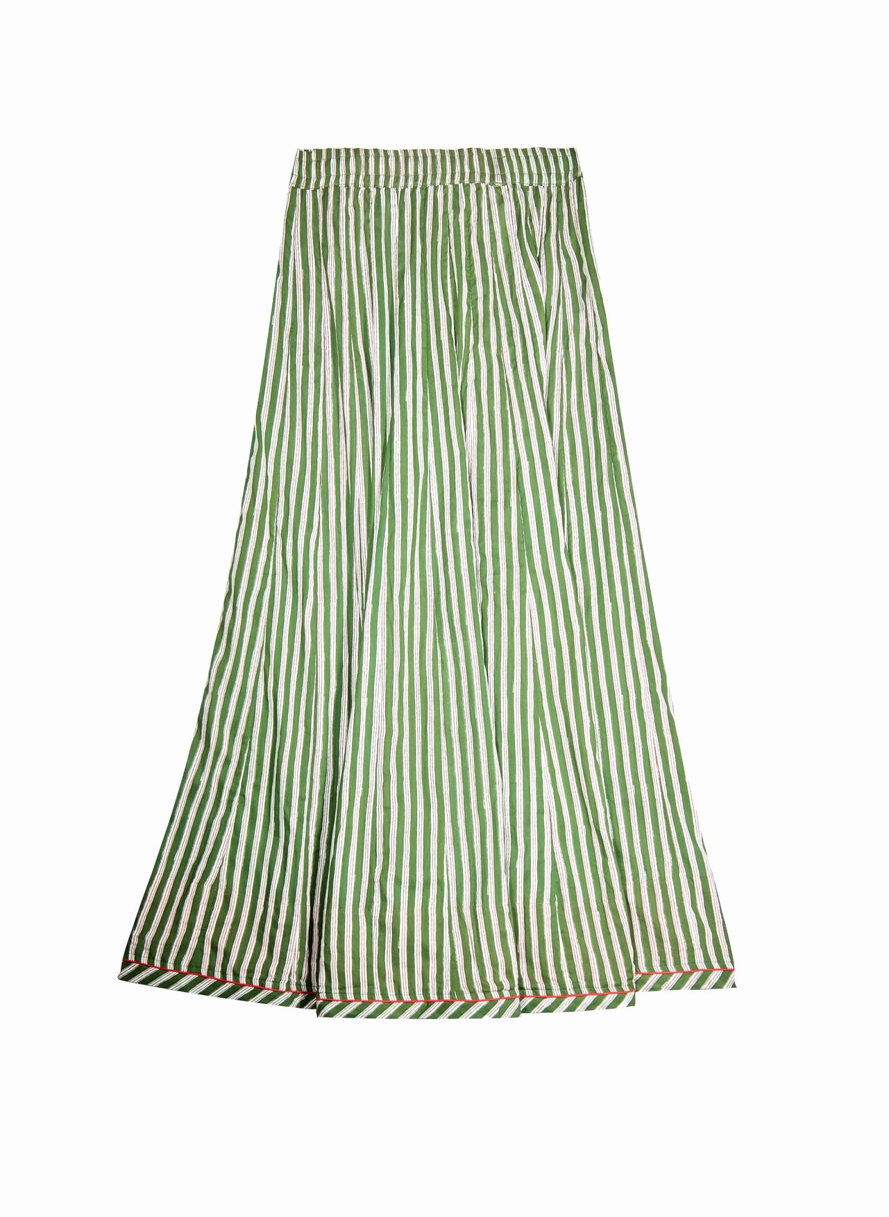 Jupe Longue Lengha STRIPES VERT