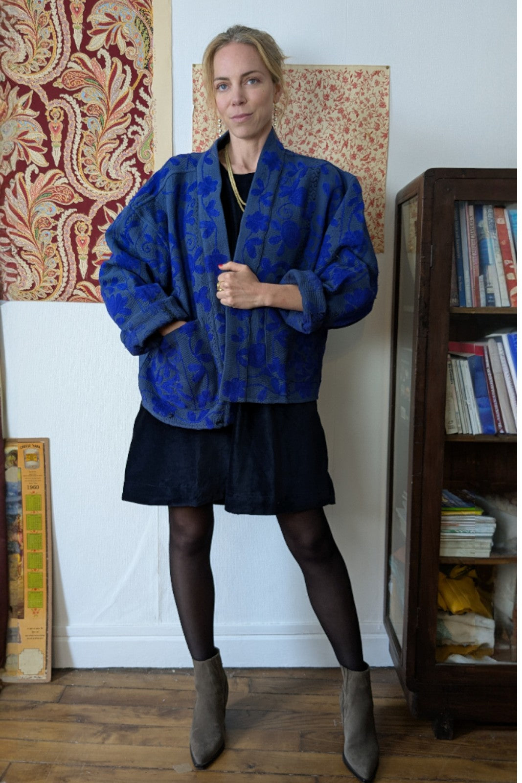 Kimono Kantha Brodé