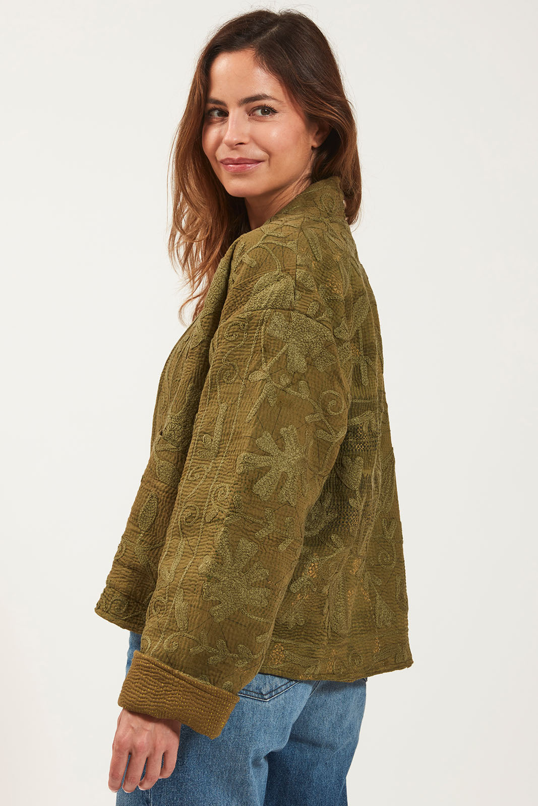 Kimono Kantha Brodé