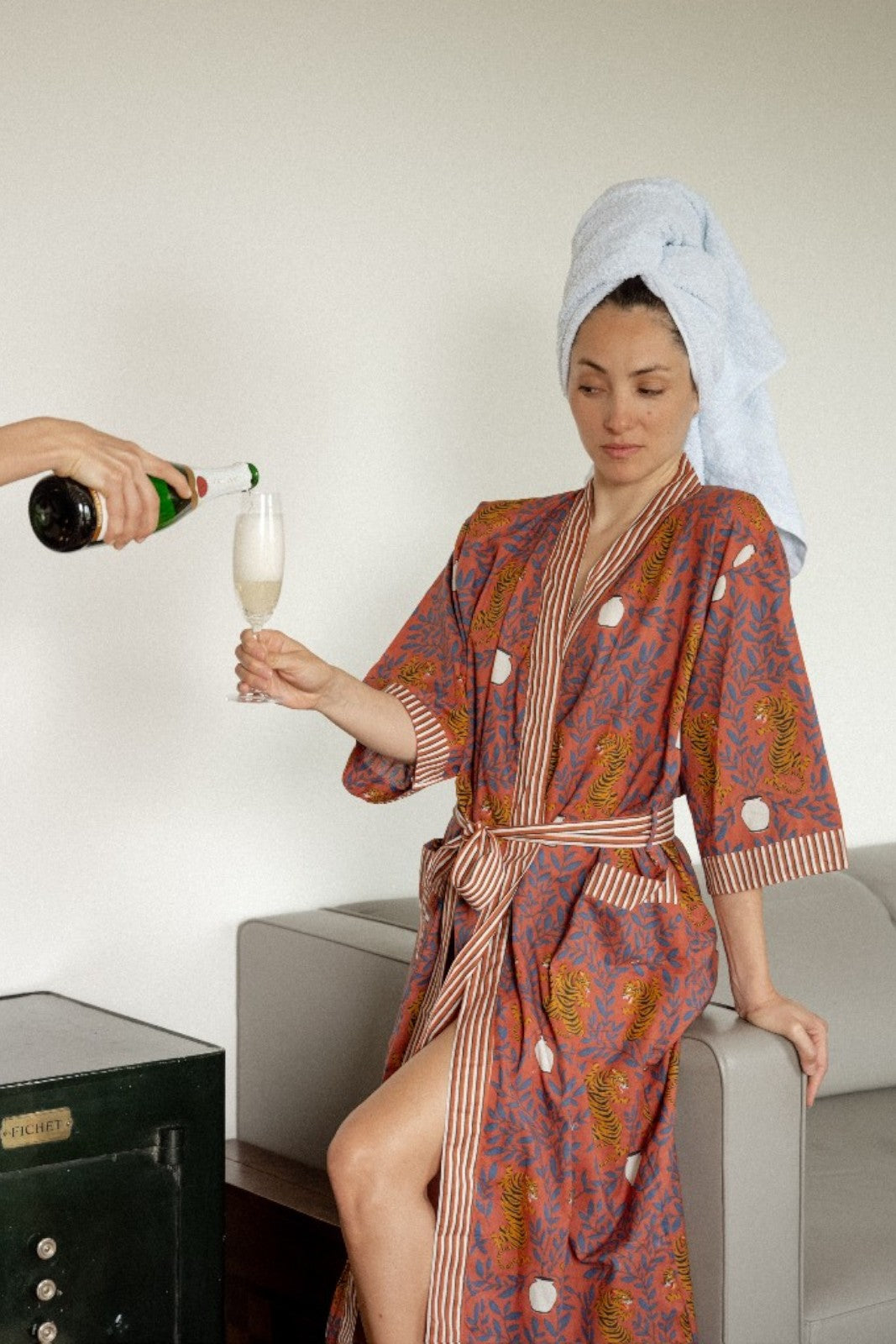 kimono long mandu coton indien