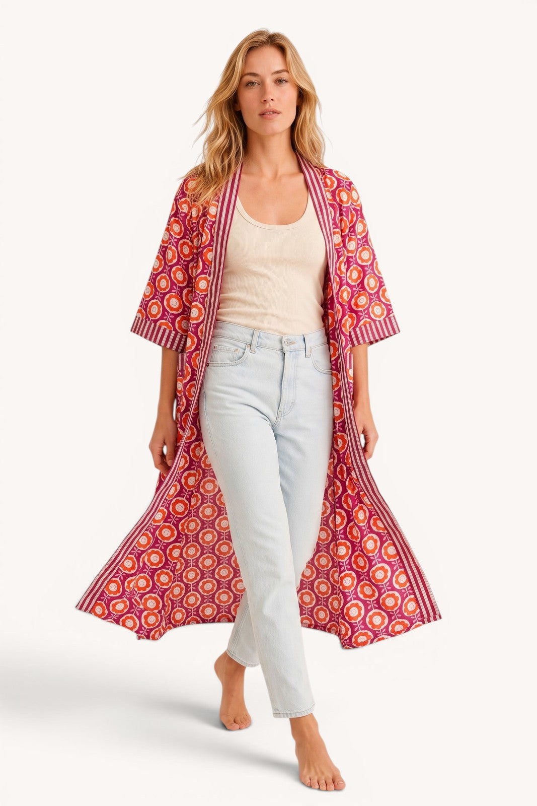 Kimono Long Bhopal MARGOT BORDEAUX