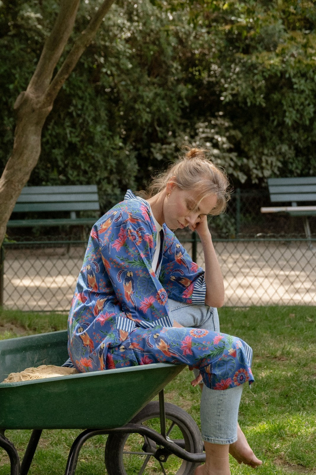 kimono long mandu coton indien