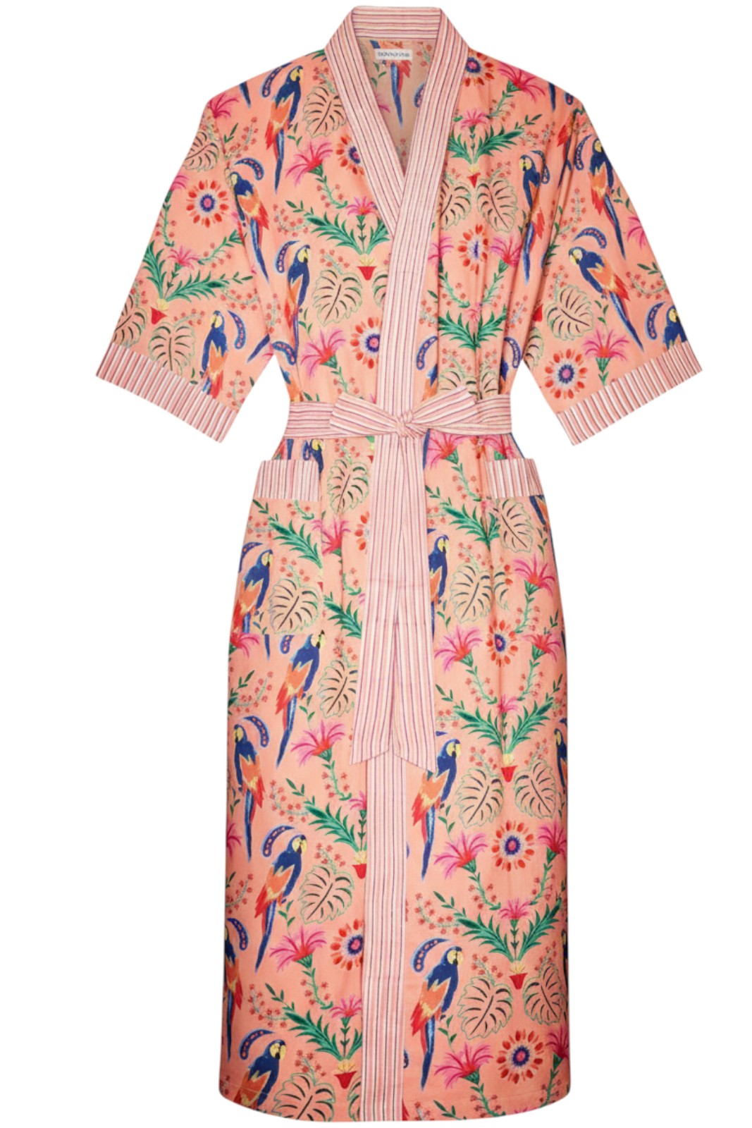 Kimono Long Mandu PARROT PINK