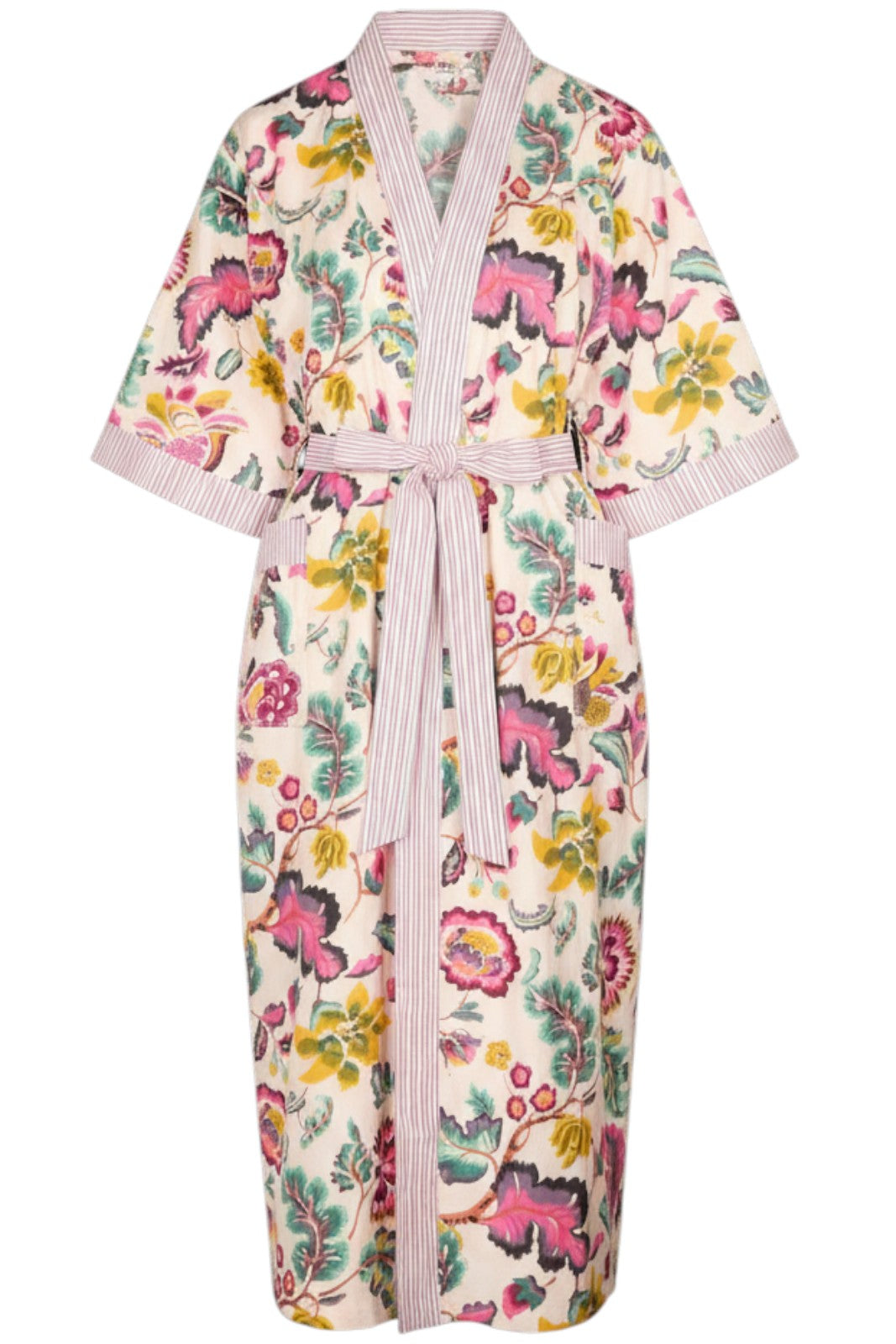 Kimono Long Mandu VINTAGE BLANC